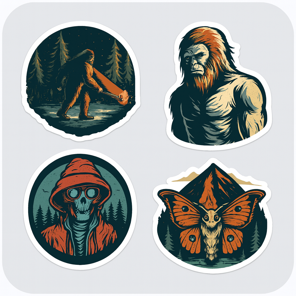 Stickers Squatch Wear