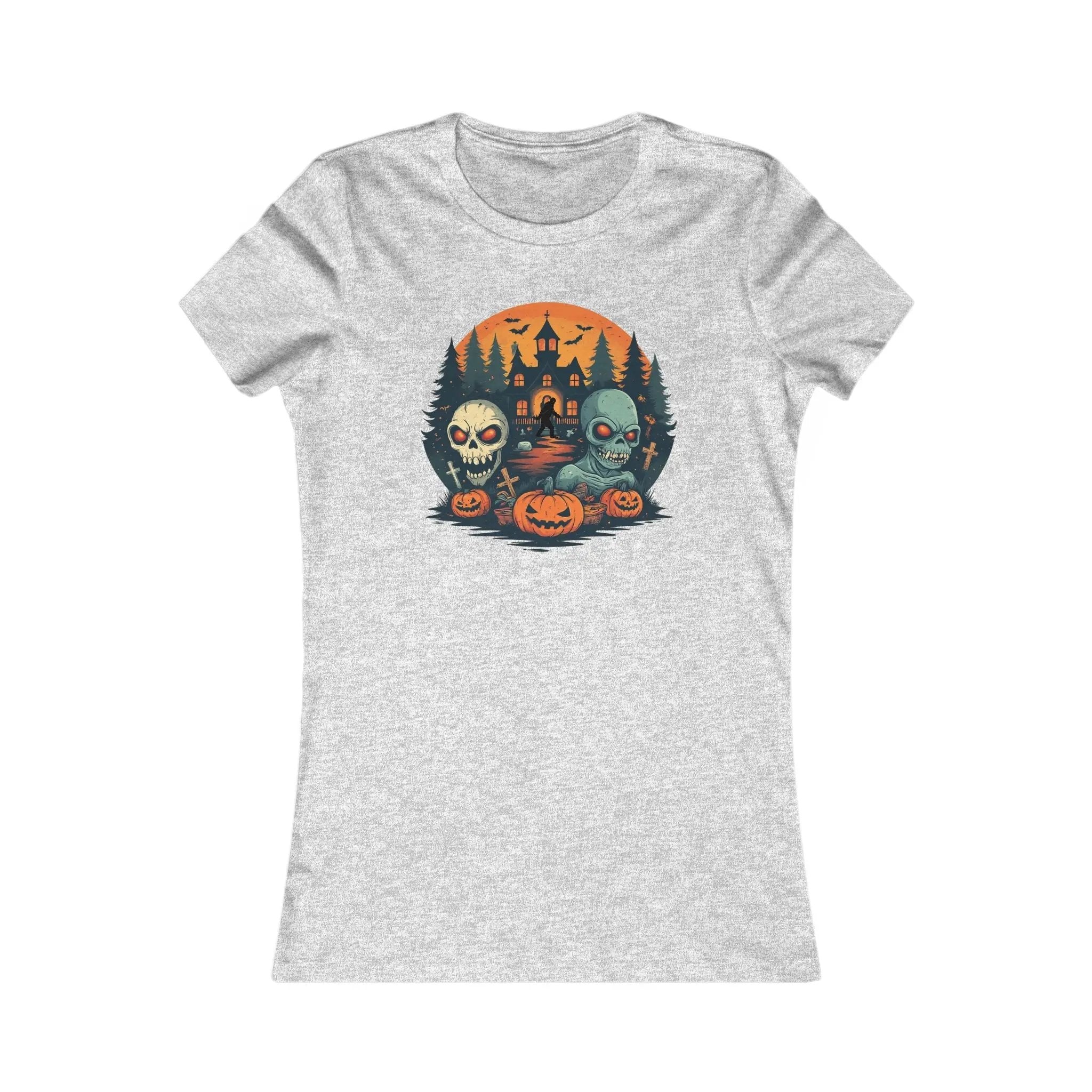 Halloween Graphic Tee – Women's Favorite Tee, Spooky Autumn Shirt, Halloween Party & Casual Wear, Gift for Her Printify