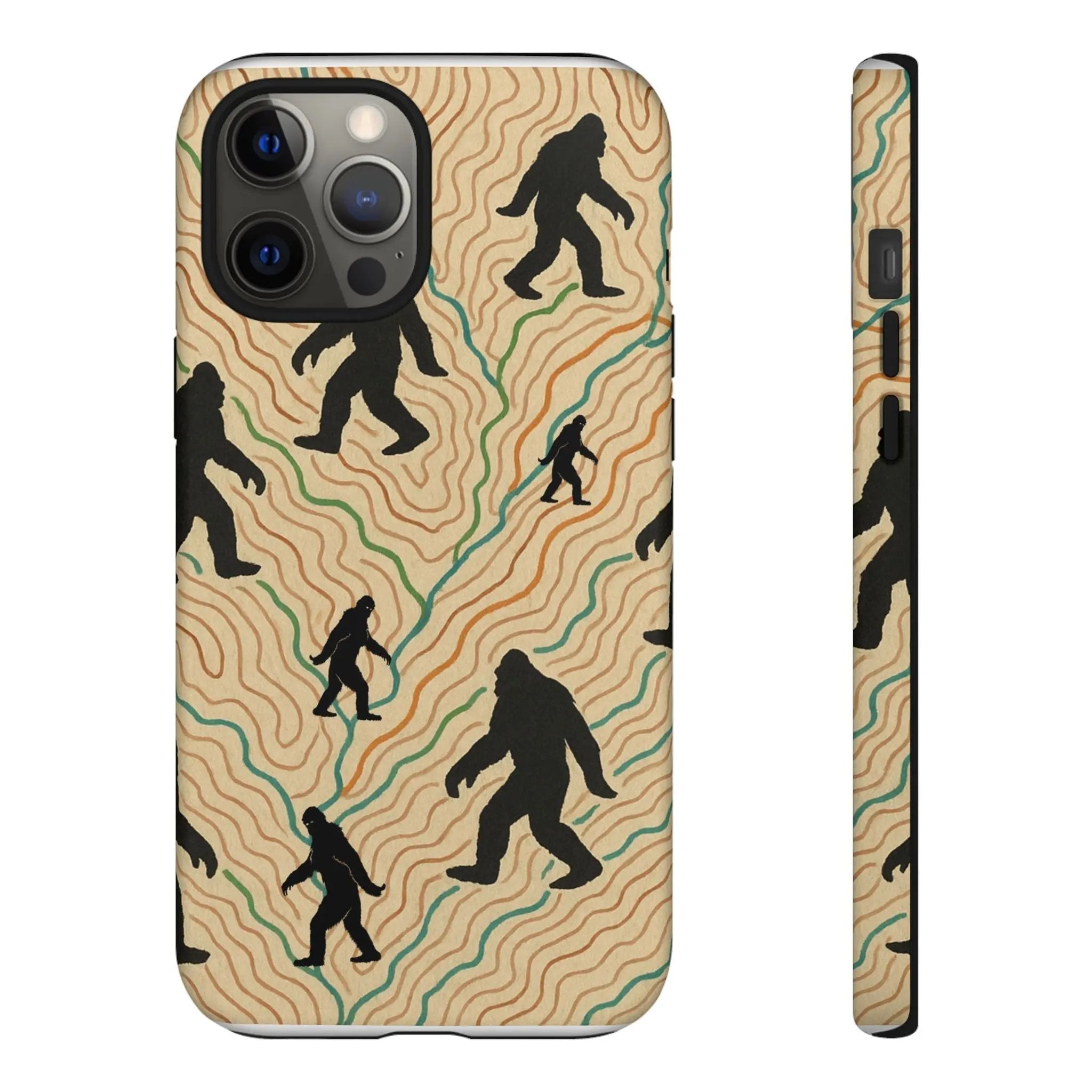 Bigfoot Phone Case – Durable Adventure Phone Case, Unique Nature Lover Gift, Outdoor Accessories Printify