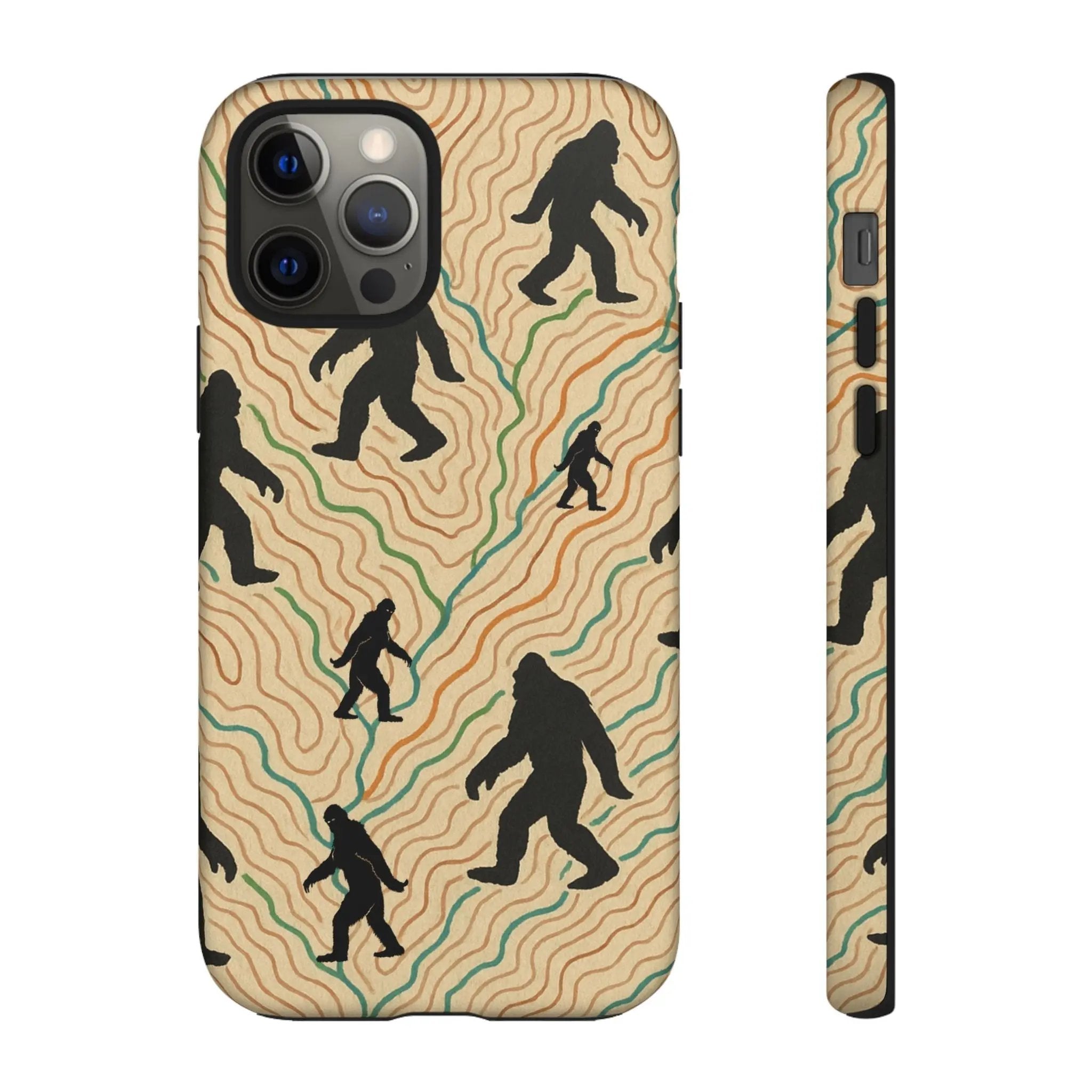 Bigfoot Phone Case – Durable Adventure Phone Case, Unique Nature Lover Gift, Outdoor Accessories Printify