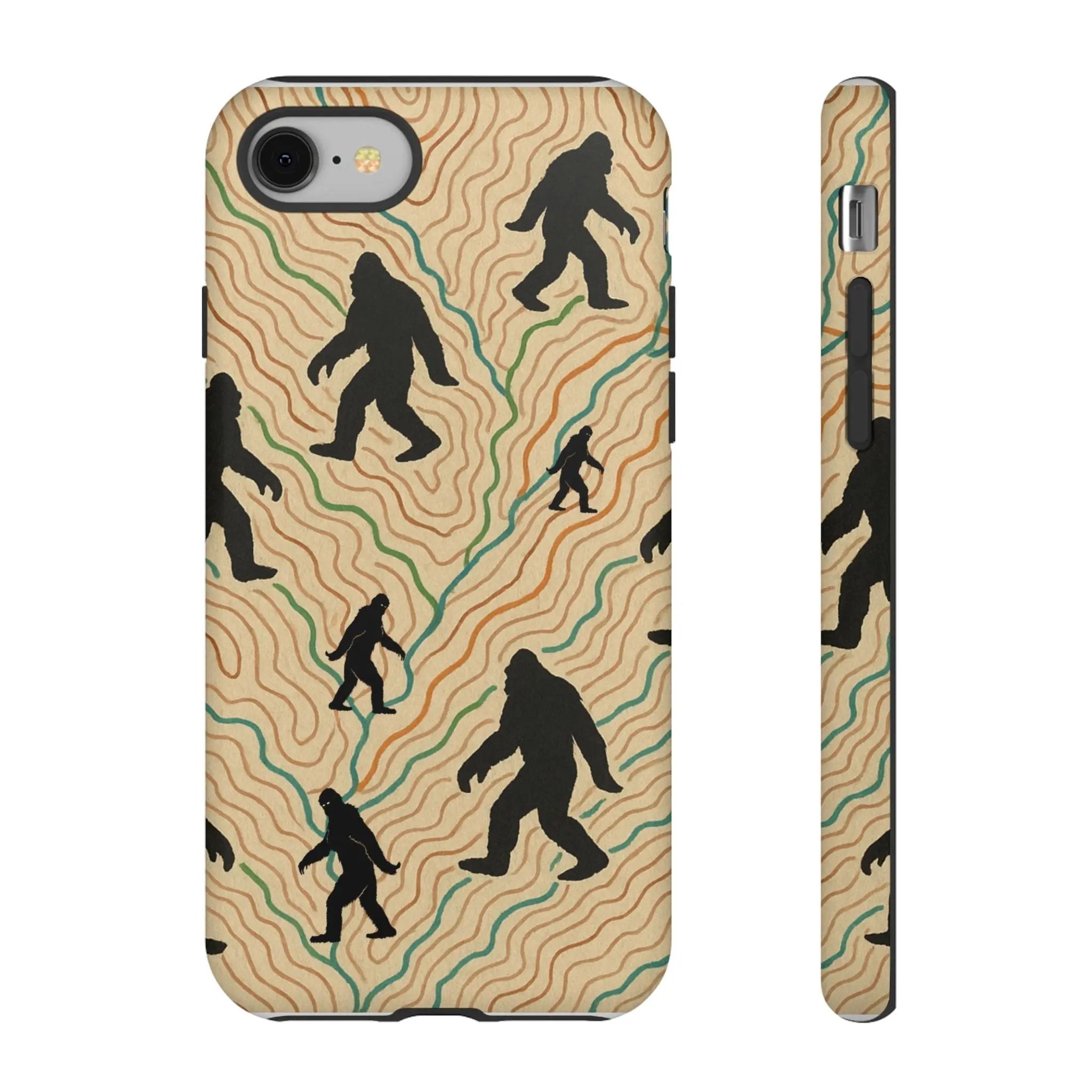 Bigfoot Phone Case – Durable Adventure Phone Case, Unique Nature Lover Gift, Outdoor Accessories Printify