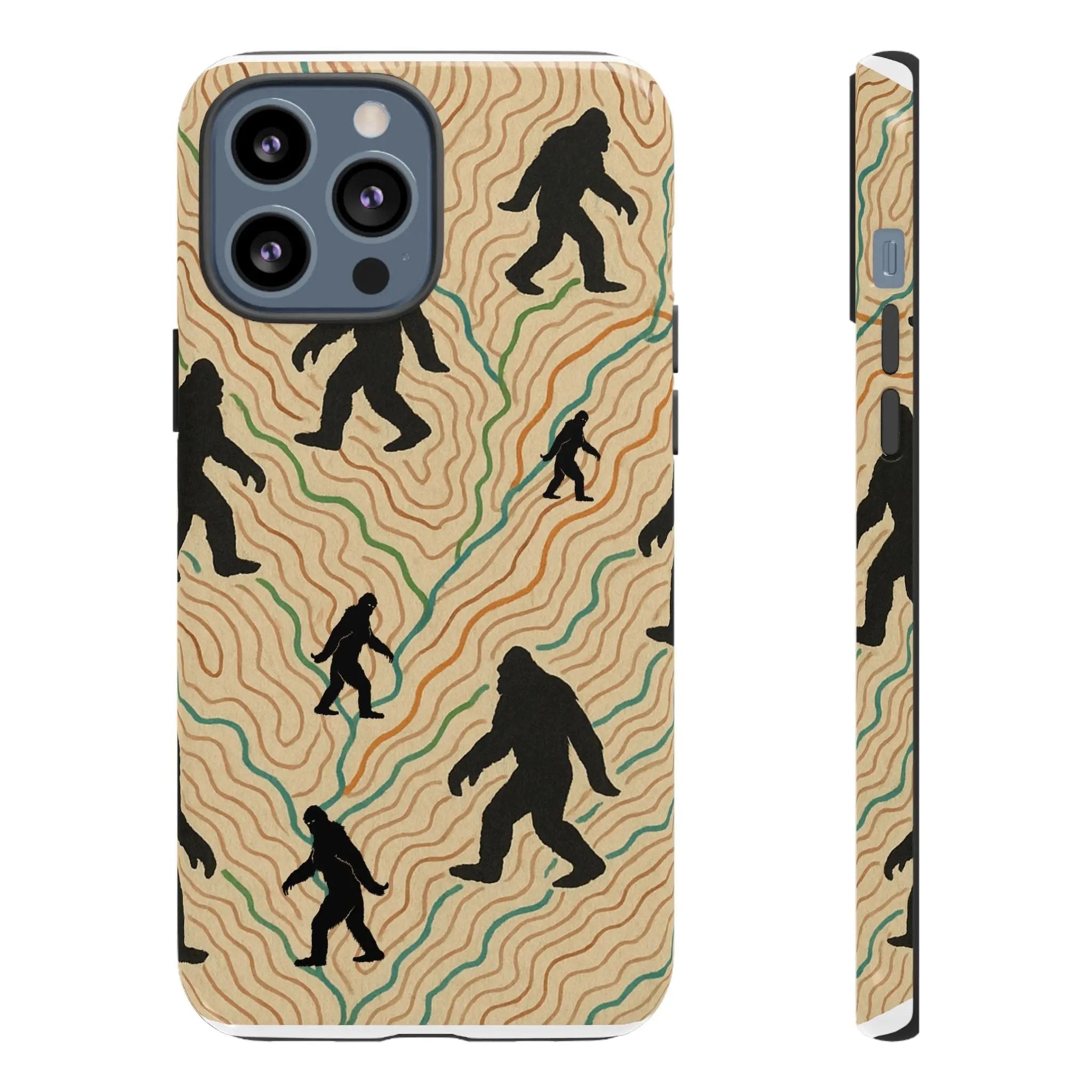 Bigfoot Phone Case – Durable Adventure Phone Case, Unique Nature Lover Gift, Outdoor Accessories Printify