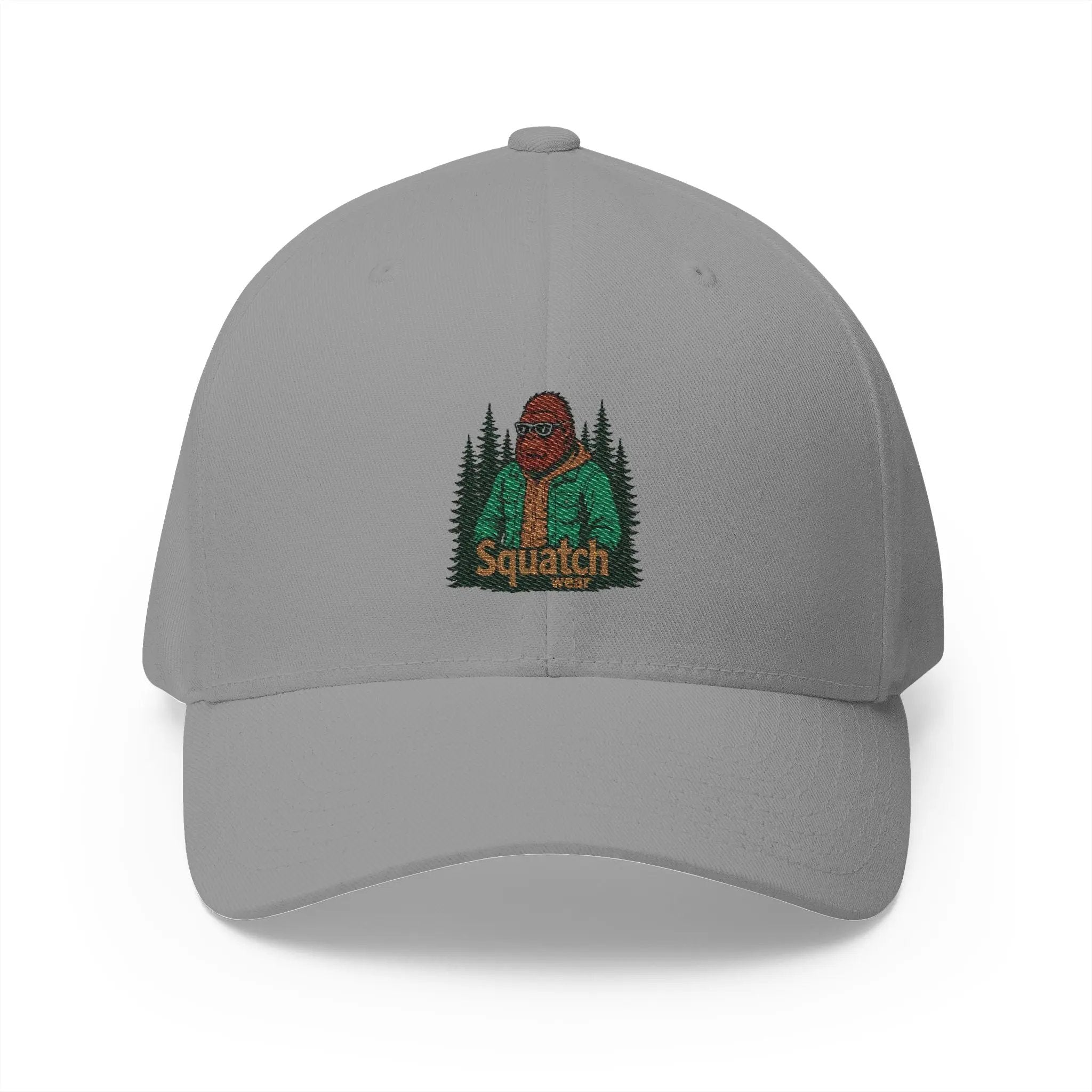 Sasquatch Embroidered Cap – Outdoor Adventure Hat, Bigfoot Enthusiast Gift, Hiking & Casual Wear Printify
