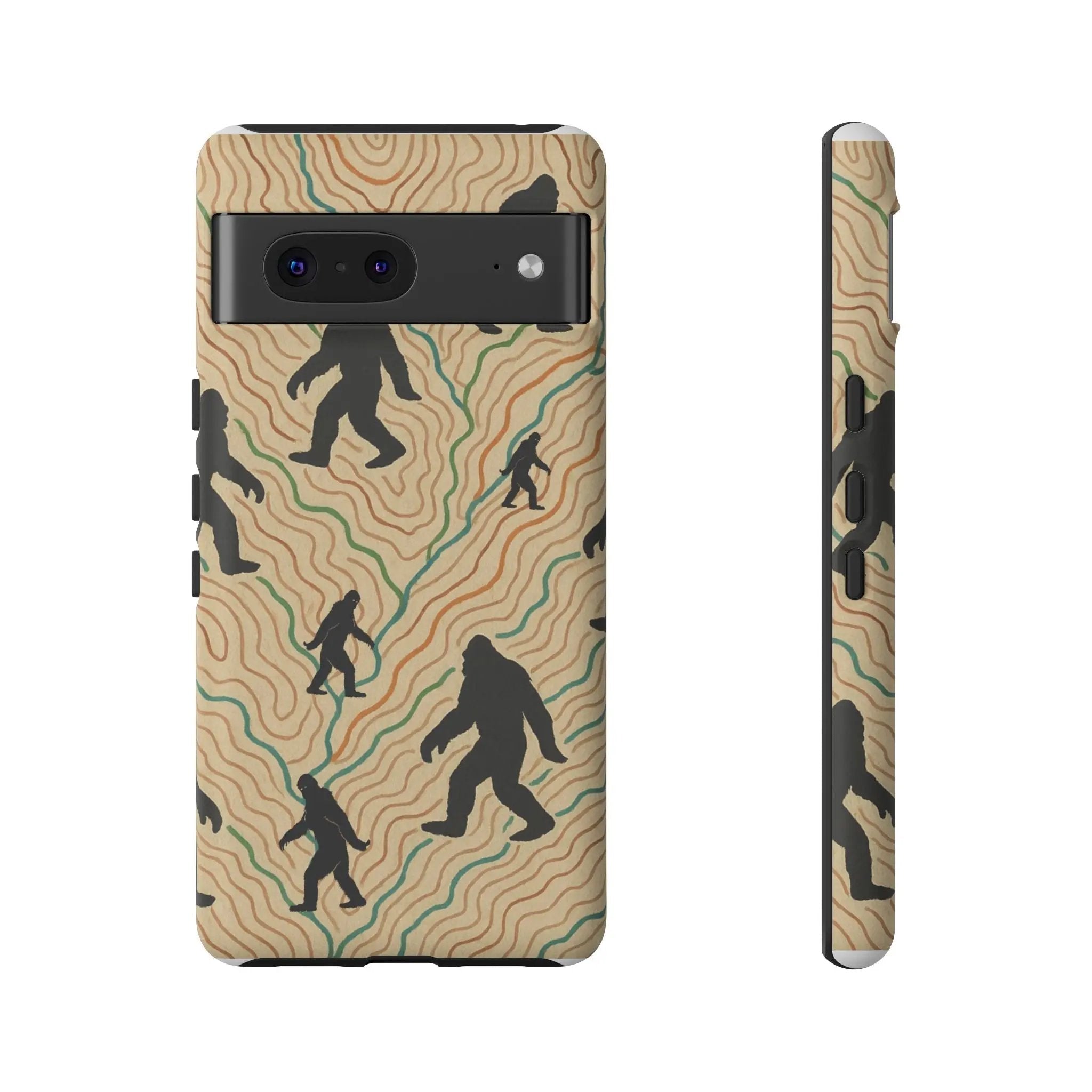 Bigfoot Phone Case – Durable Adventure Phone Case, Unique Nature Lover Gift, Outdoor Accessories Printify