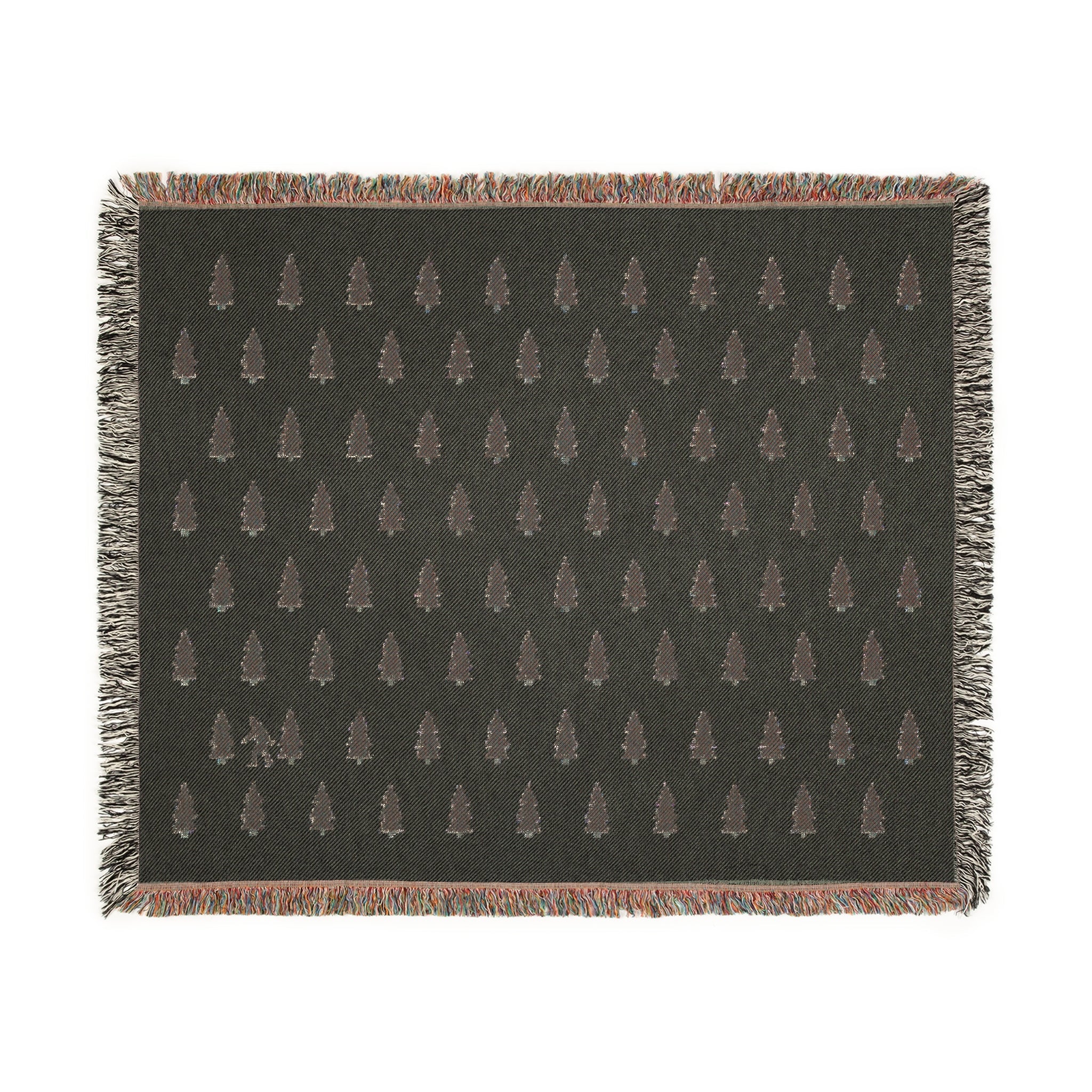 Bigfoot Woven Blanket – 100% Cotton Cozy Cryptid Throw by Squatch Wear | Sasquatch Home Décor Gift Printify