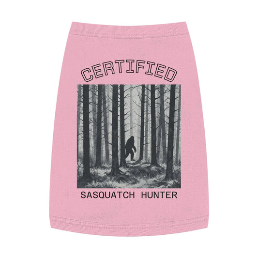 Certified Sasquatch Hunter Pet Tank Top Printify