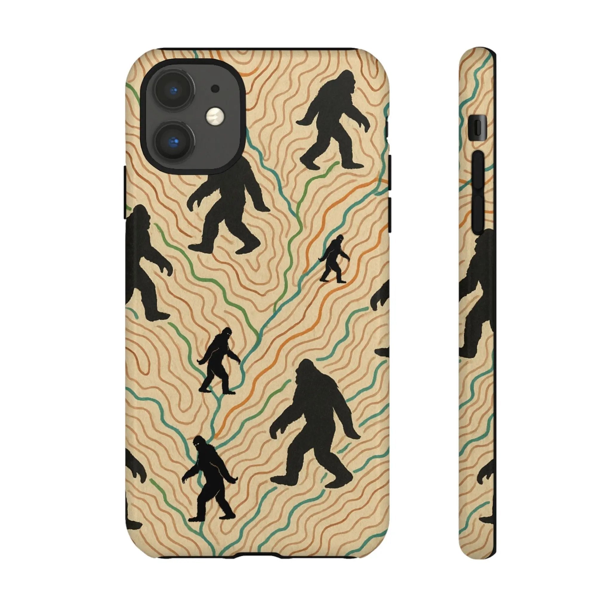 Bigfoot Phone Case – Durable Adventure Phone Case, Unique Nature Lover Gift, Outdoor Accessories Printify