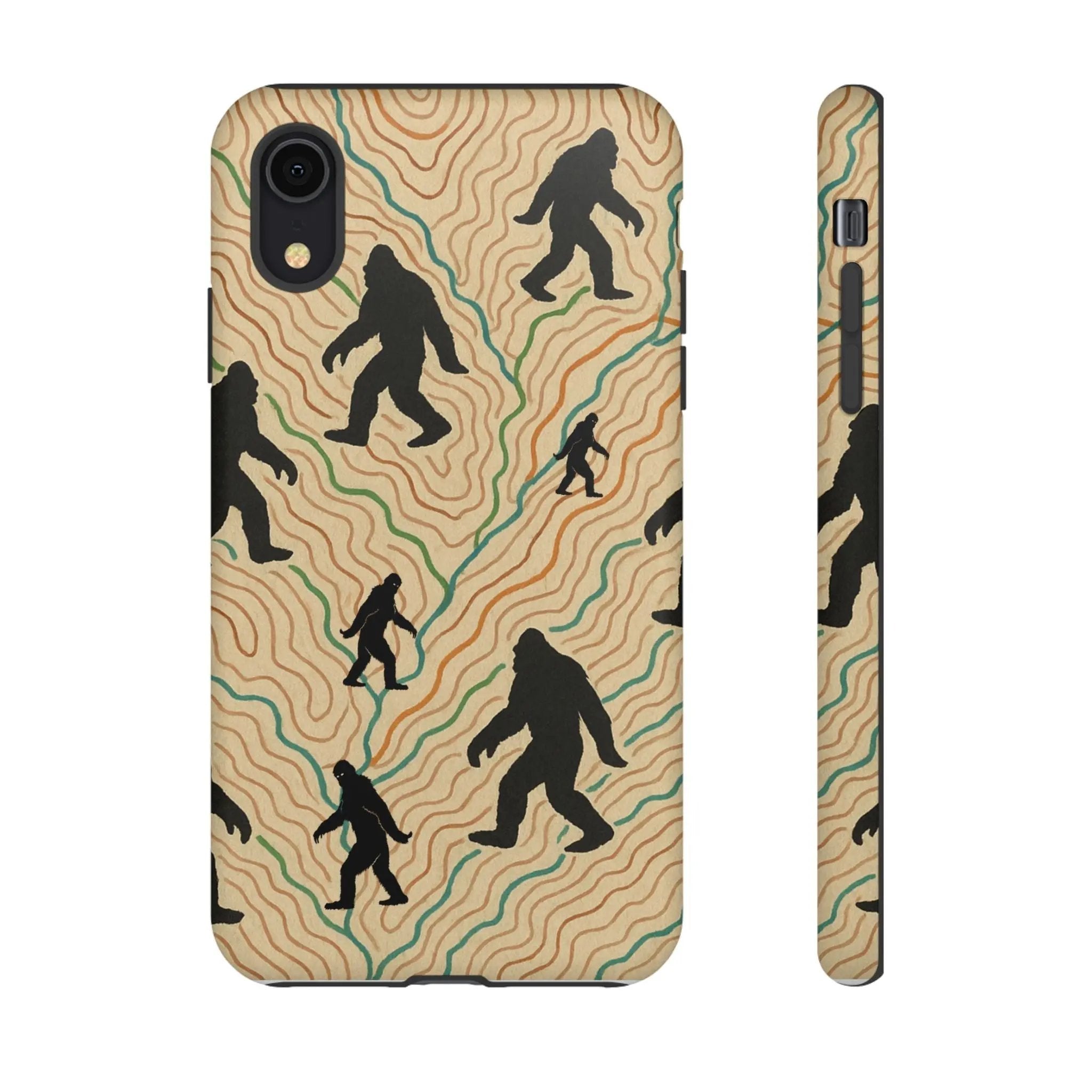 Bigfoot Phone Case – Durable Adventure Phone Case, Unique Nature Lover Gift, Outdoor Accessories Printify