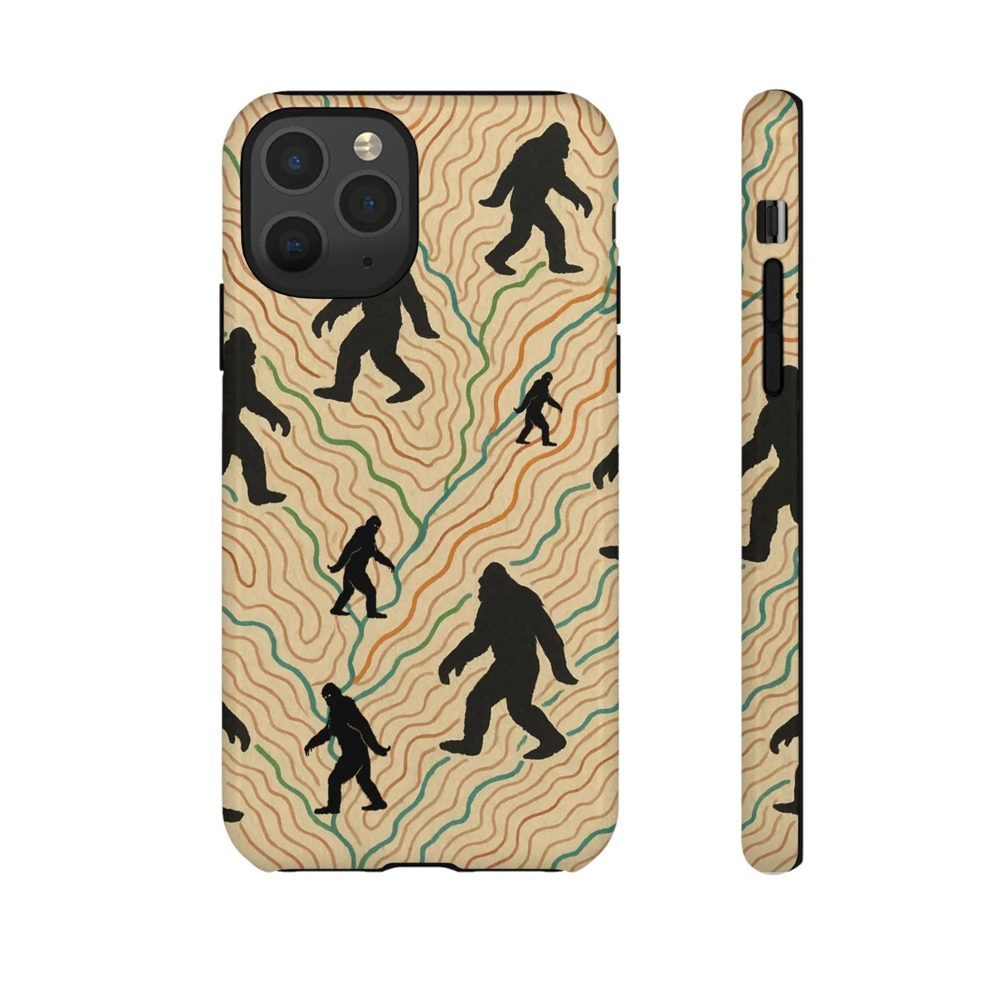 Bigfoot Phone Case – Durable Adventure Phone Case, Unique Nature Lover Gift, Outdoor Accessories Printify