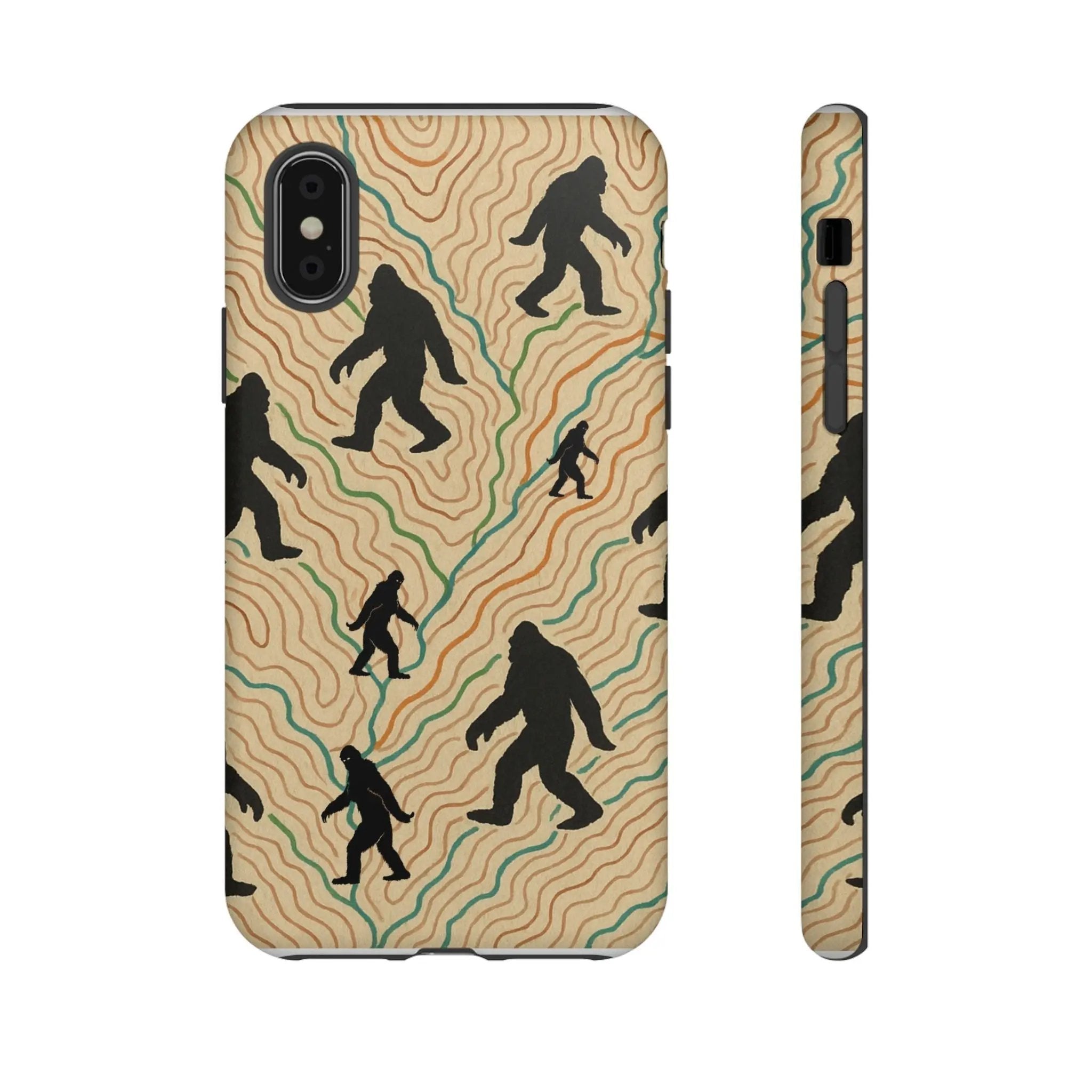 Bigfoot Phone Case – Durable Adventure Phone Case, Unique Nature Lover Gift, Outdoor Accessories Printify