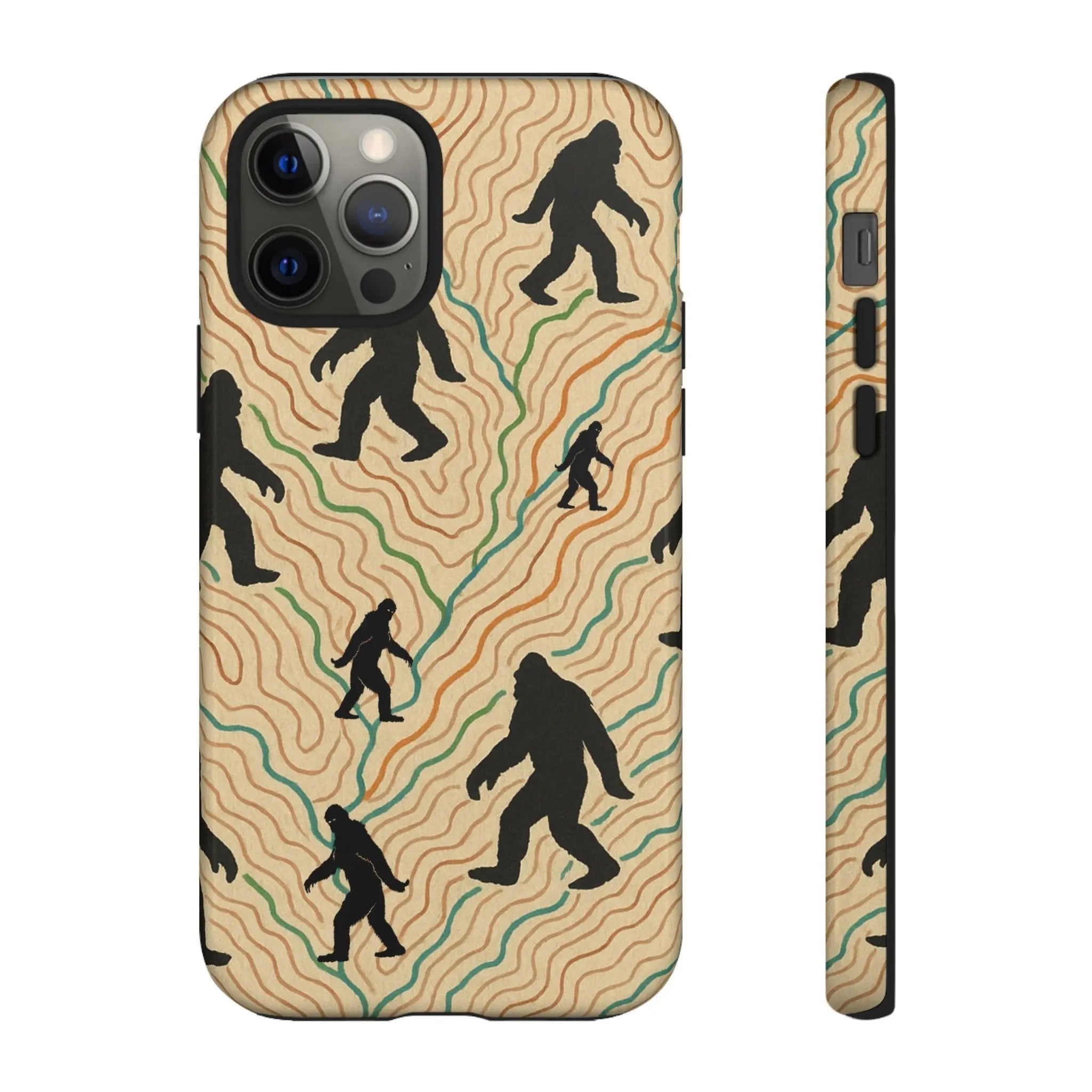 Bigfoot Phone Case – Durable Adventure Phone Case, Unique Nature Lover Gift, Outdoor Accessories Printify