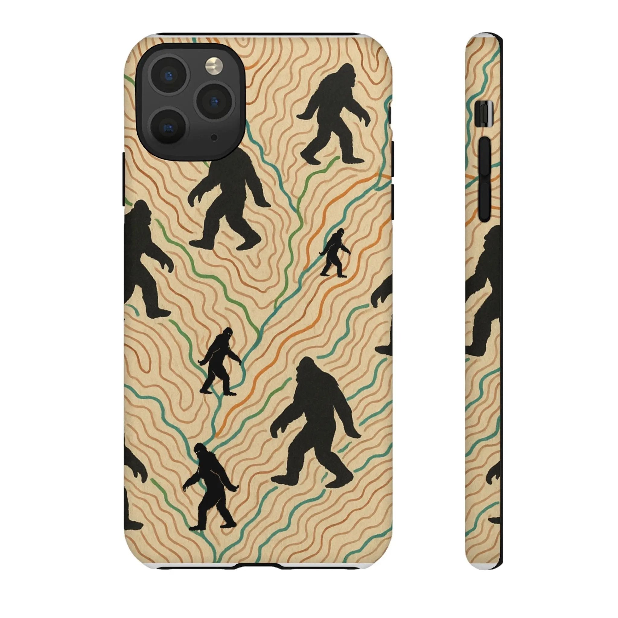 Bigfoot Phone Case – Durable Adventure Phone Case, Unique Nature Lover Gift, Outdoor Accessories Printify