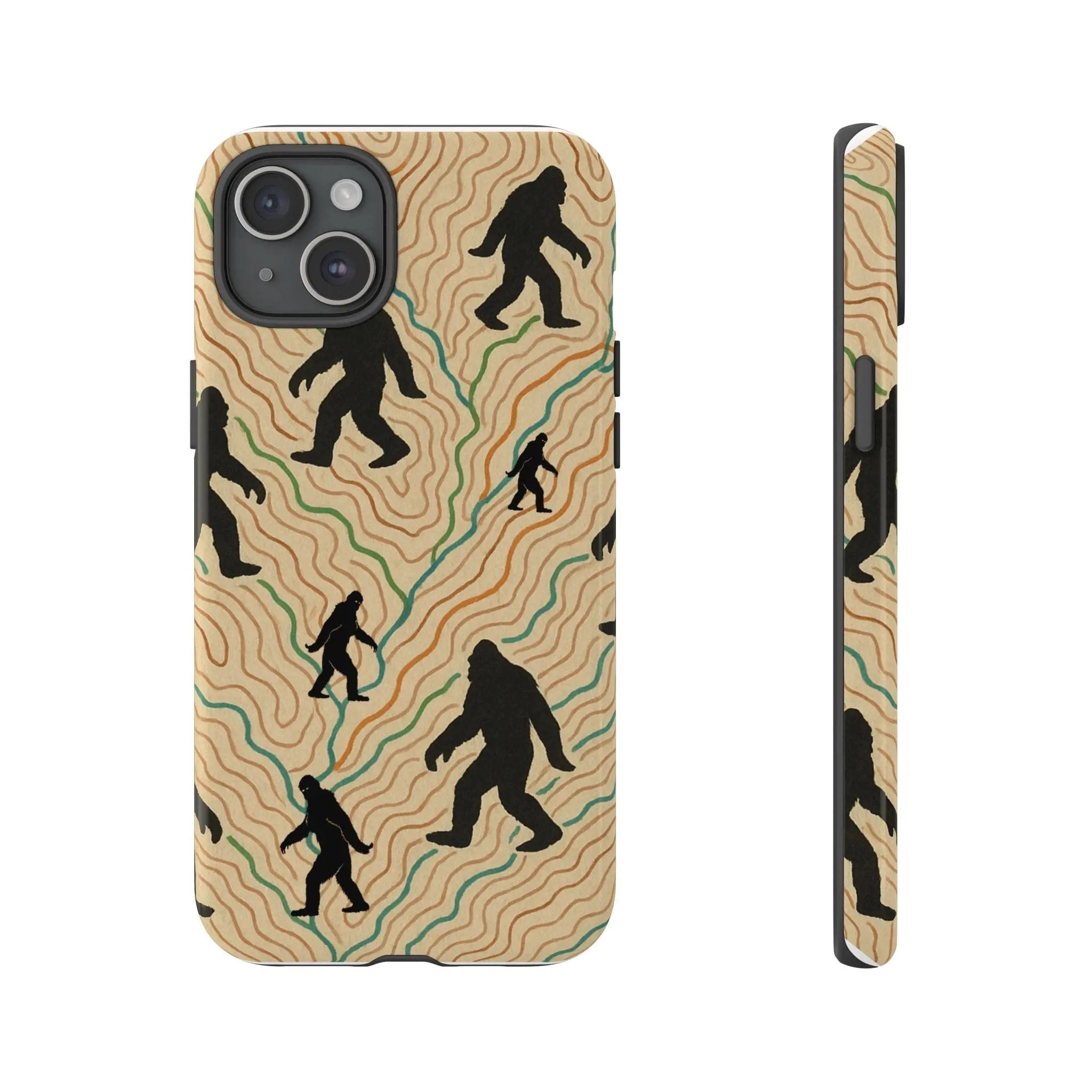 Bigfoot Phone Case – Durable Adventure Phone Case, Unique Nature Lover Gift, Outdoor Accessories Printify