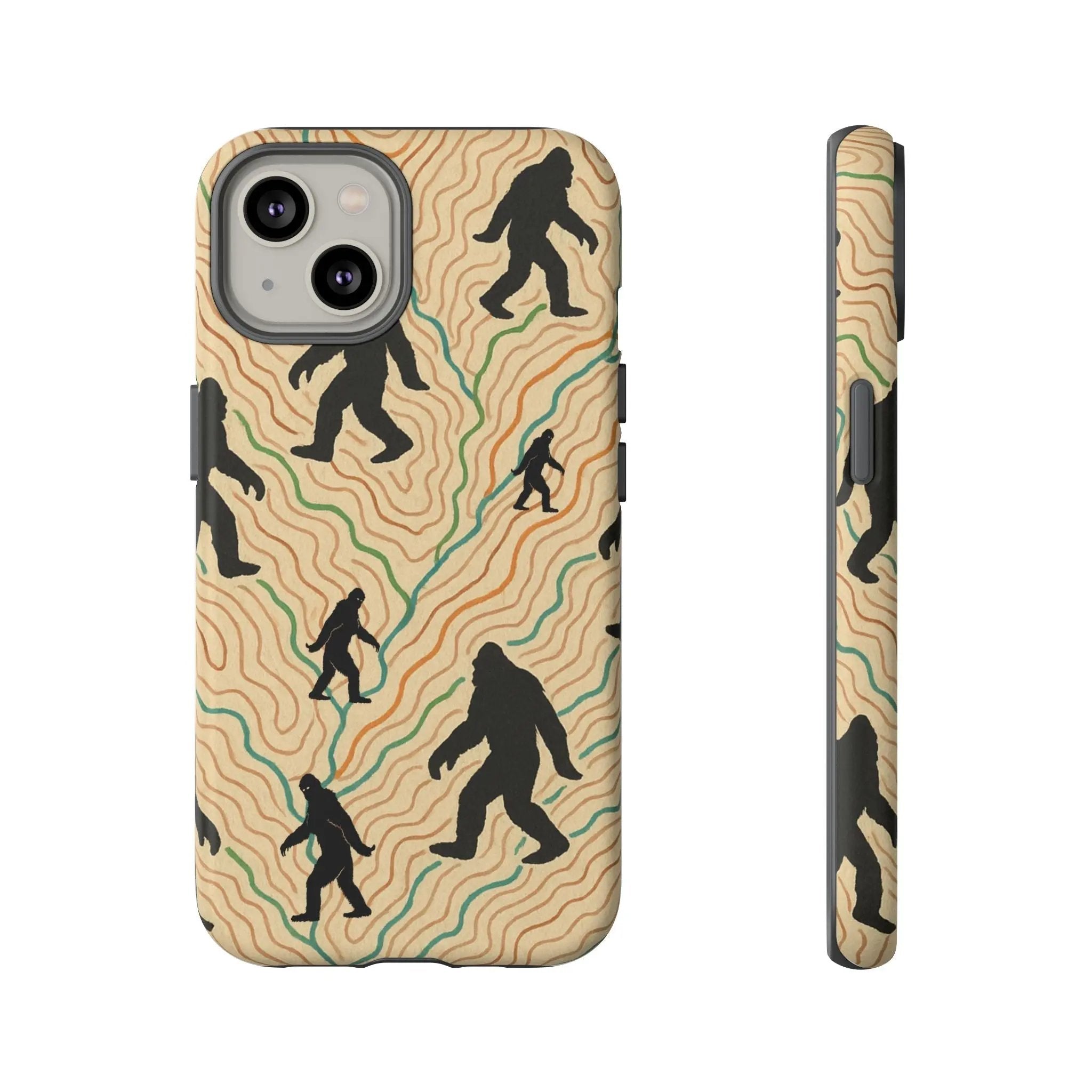 Bigfoot Phone Case – Durable Adventure Phone Case, Unique Nature Lover Gift, Outdoor Accessories Printify