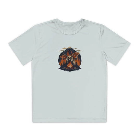 Youth Adventure Tee – Kids’ Mountain Design Outdoor & Hiking Shirt, Perfect Gift for Young Nature Lovers Printify