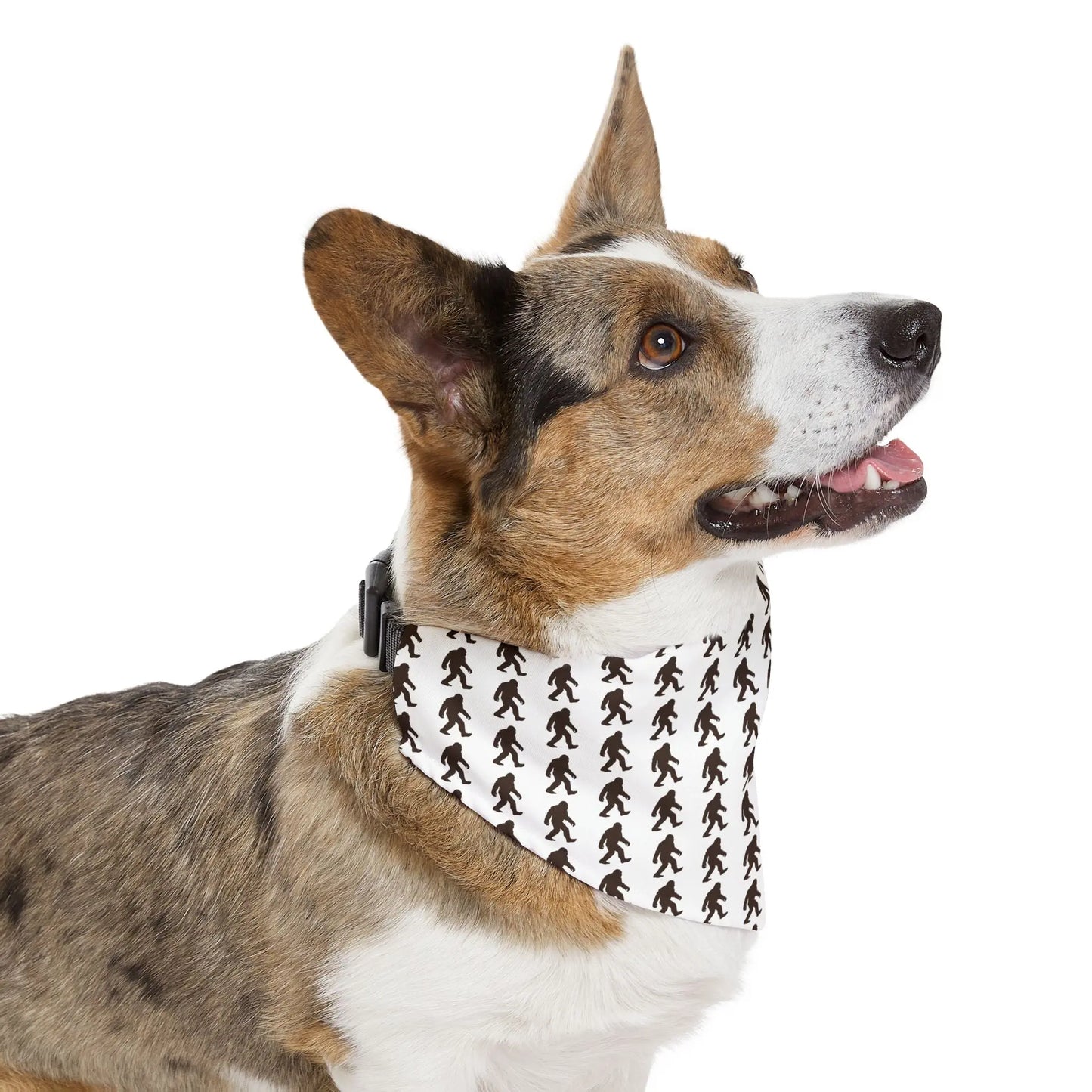 Sasquatch Pattern Pet Bandana Collar Printify
