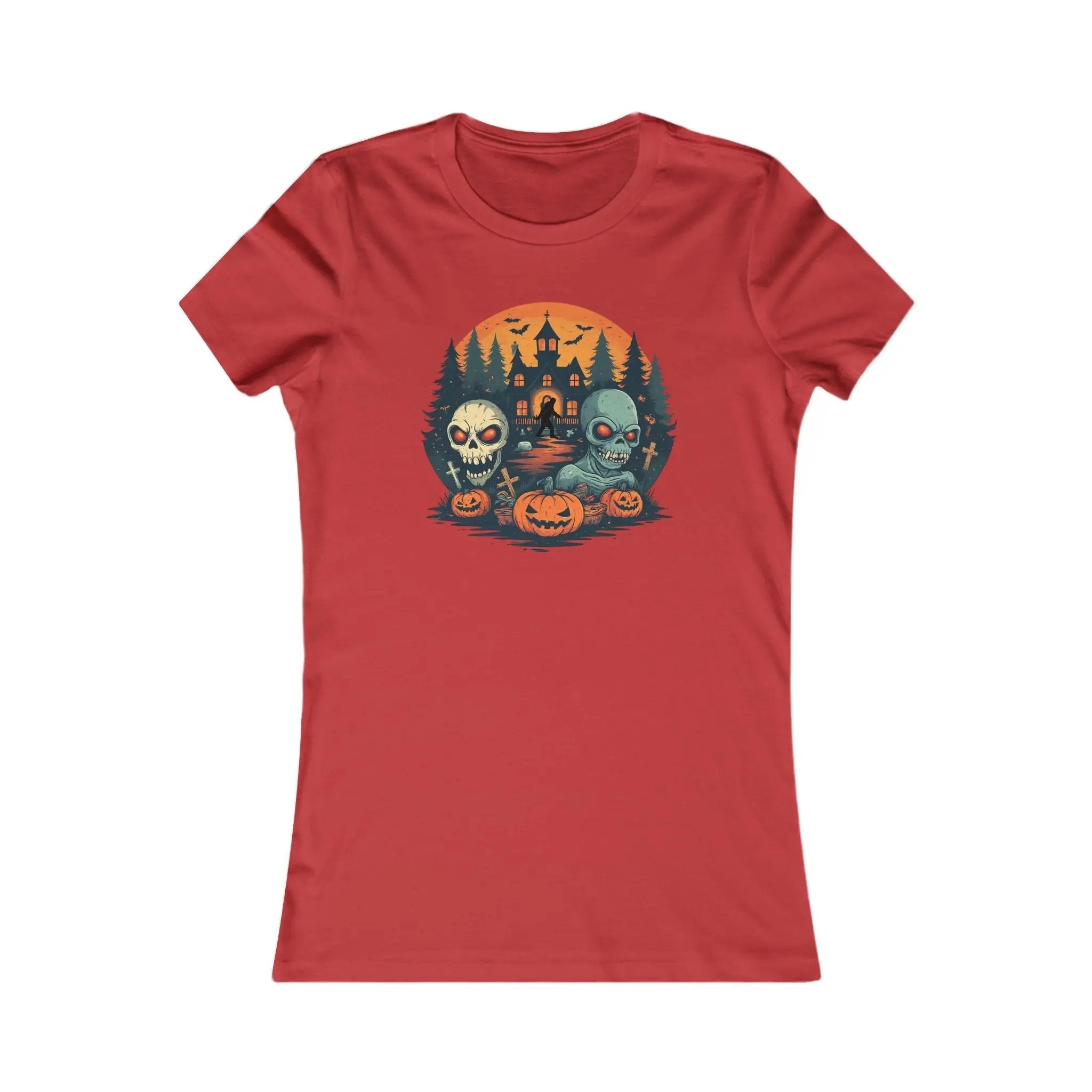Halloween Graphic Tee – Women's Favorite Tee, Spooky Autumn Shirt, Halloween Party & Casual Wear, Gift for Her Printify