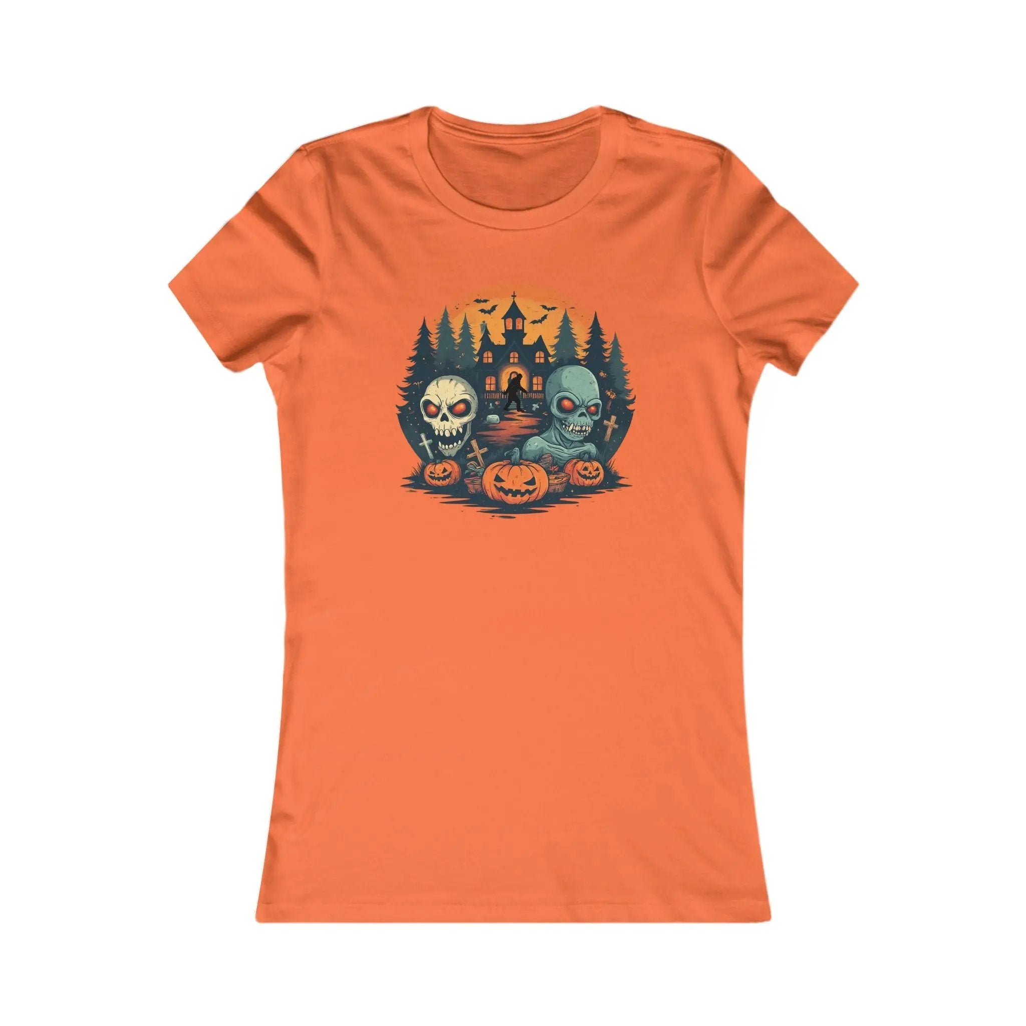 Halloween Graphic Tee – Women's Favorite Tee, Spooky Autumn Shirt, Halloween Party & Casual Wear, Gift for Her Printify