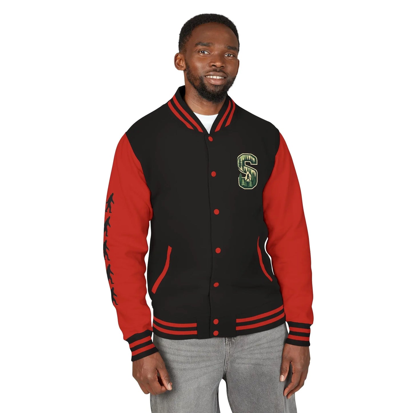 Squatch Varsity Letterman Jacket Printify