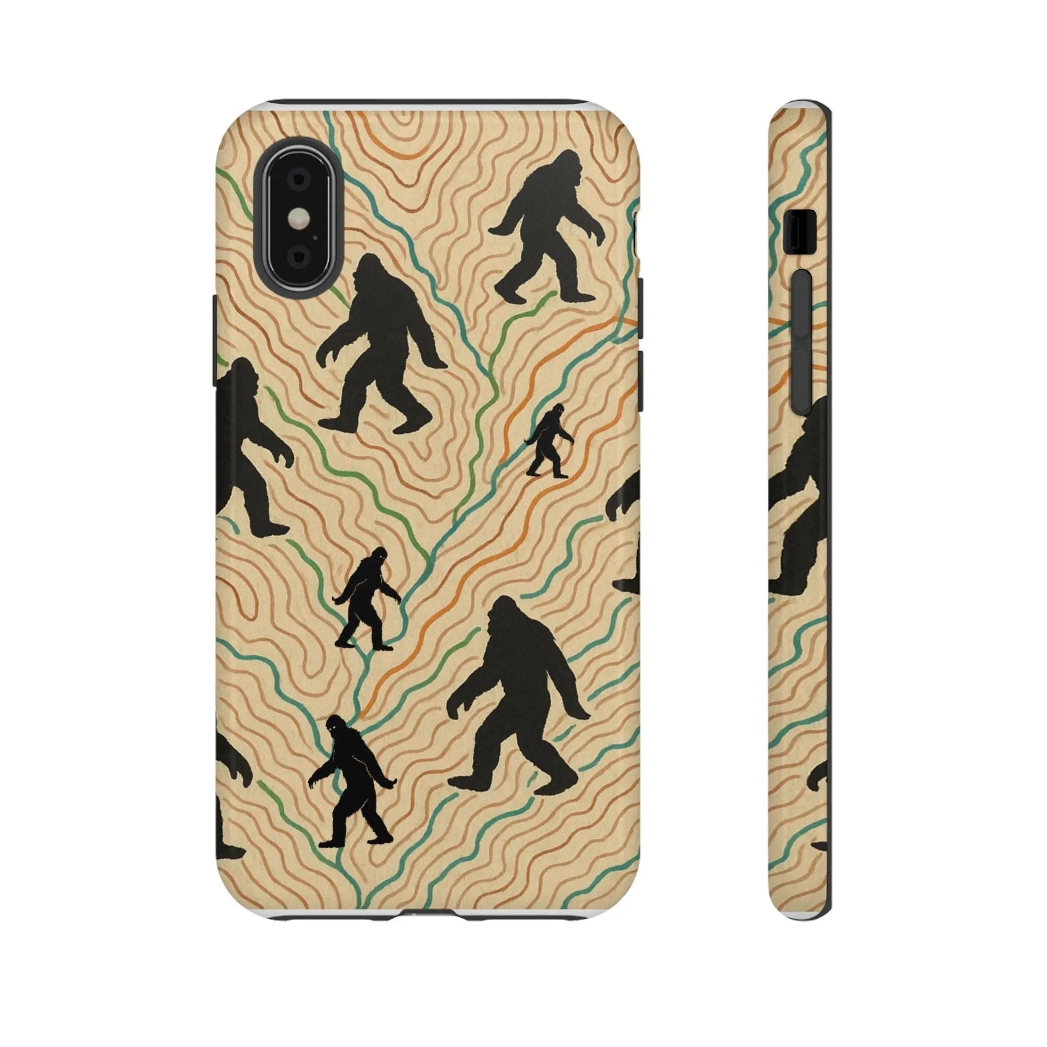 Bigfoot Phone Case – Durable Adventure Phone Case, Unique Nature Lover Gift, Outdoor Accessories Printify