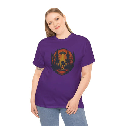 Nature-Inspired Adventure Tee – Unisex Cotton Camping & Outdoor Shirt, Perfect Gift for Nature Lovers Printify