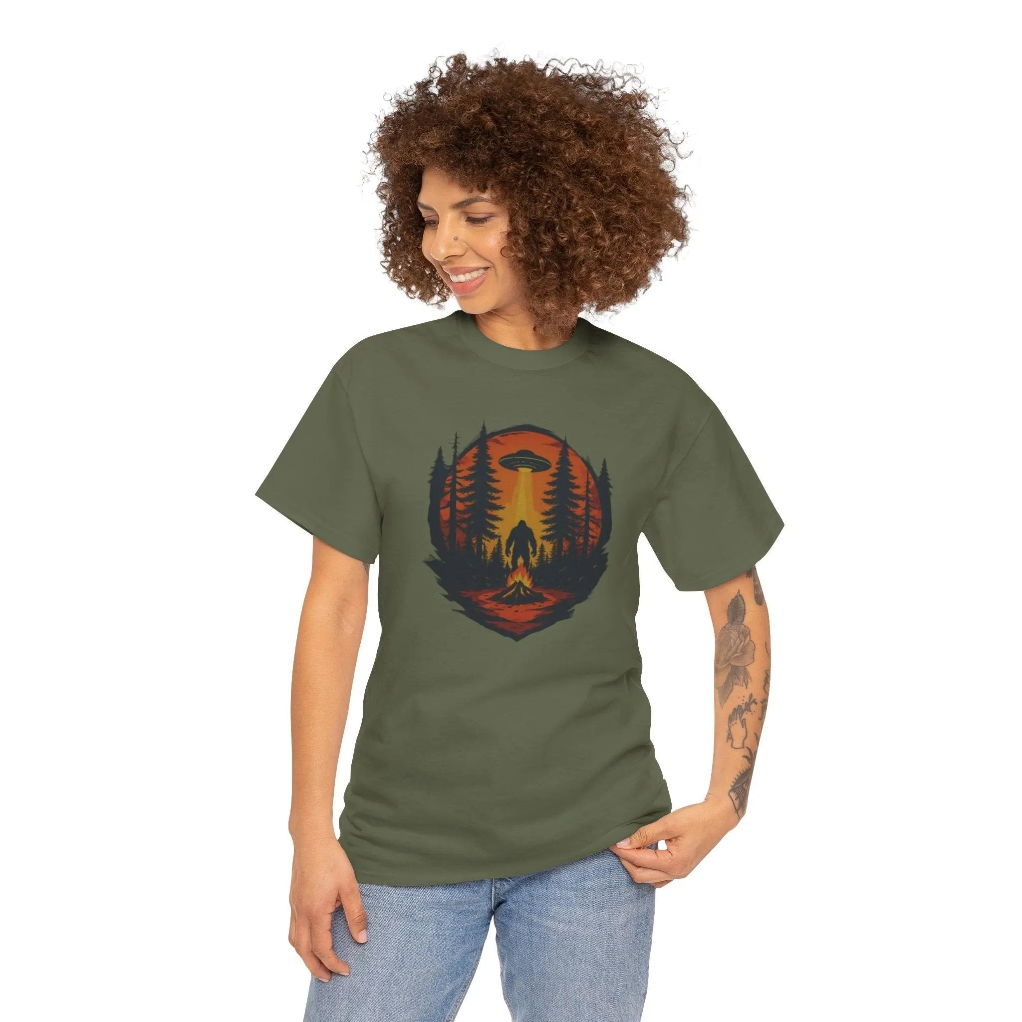 Nature-Inspired Adventure Tee – Unisex Cotton Camping & Outdoor Shirt, Perfect Gift for Nature Lovers Printify