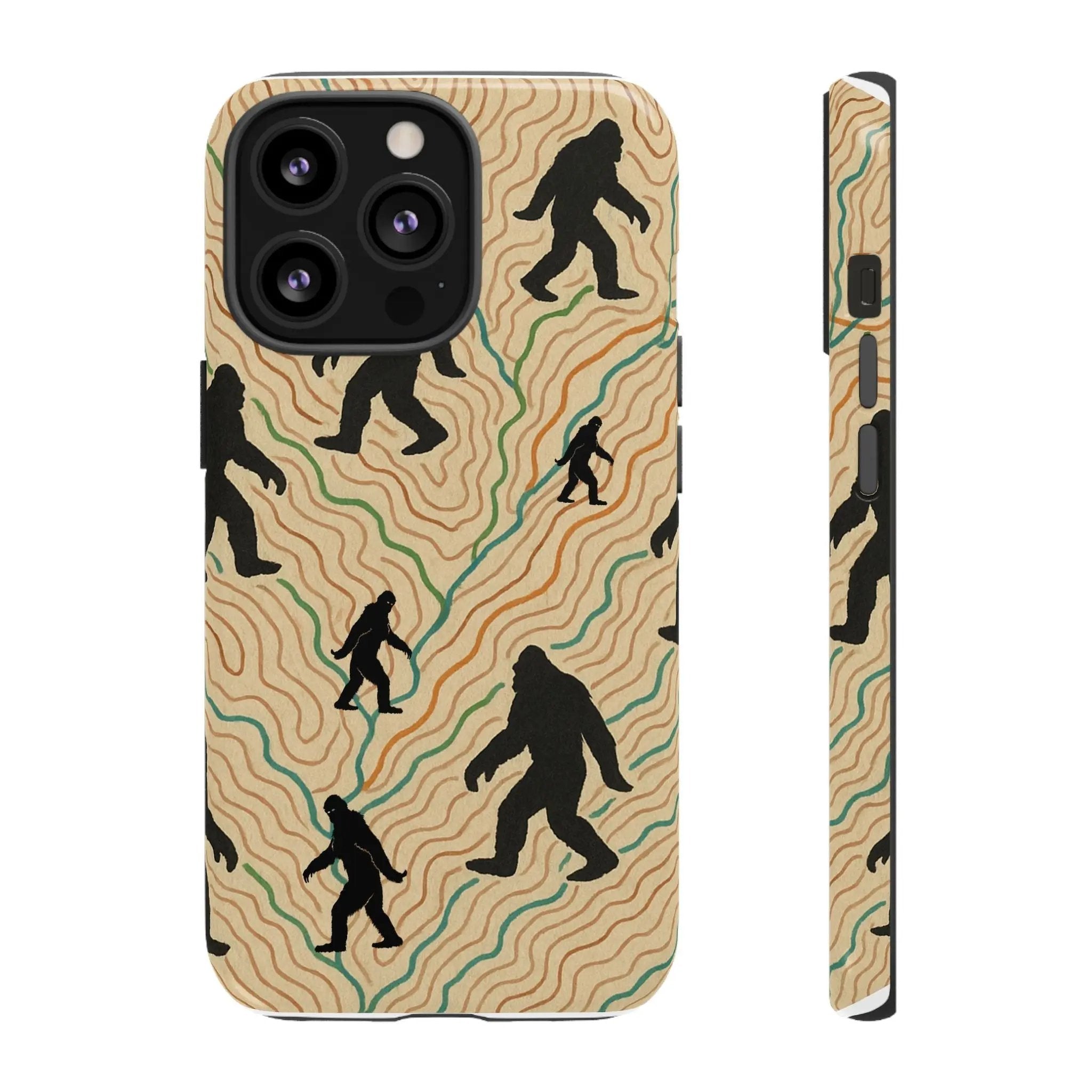 Bigfoot Phone Case – Durable Adventure Phone Case, Unique Nature Lover Gift, Outdoor Accessories Printify