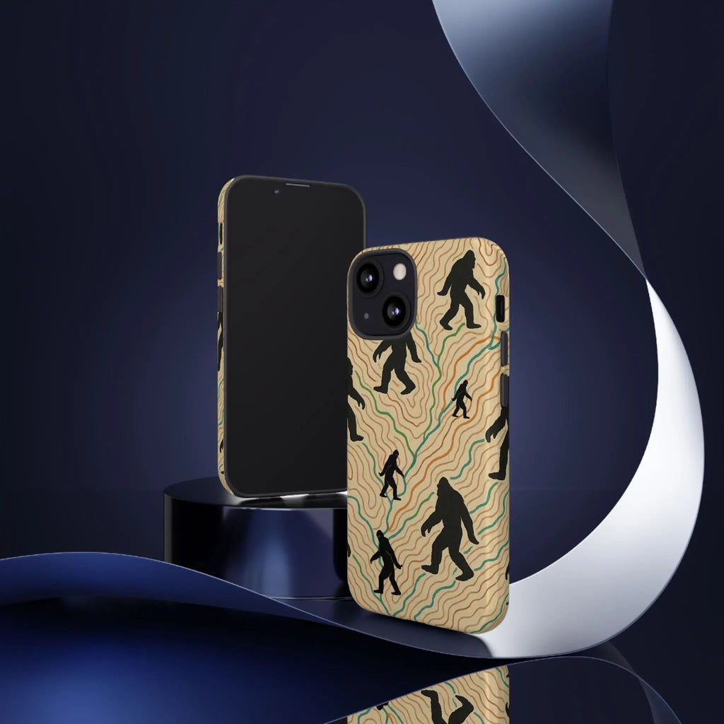 Bigfoot Phone Case – Durable Adventure Phone Case, Unique Nature Lover Gift, Outdoor Accessories Printify