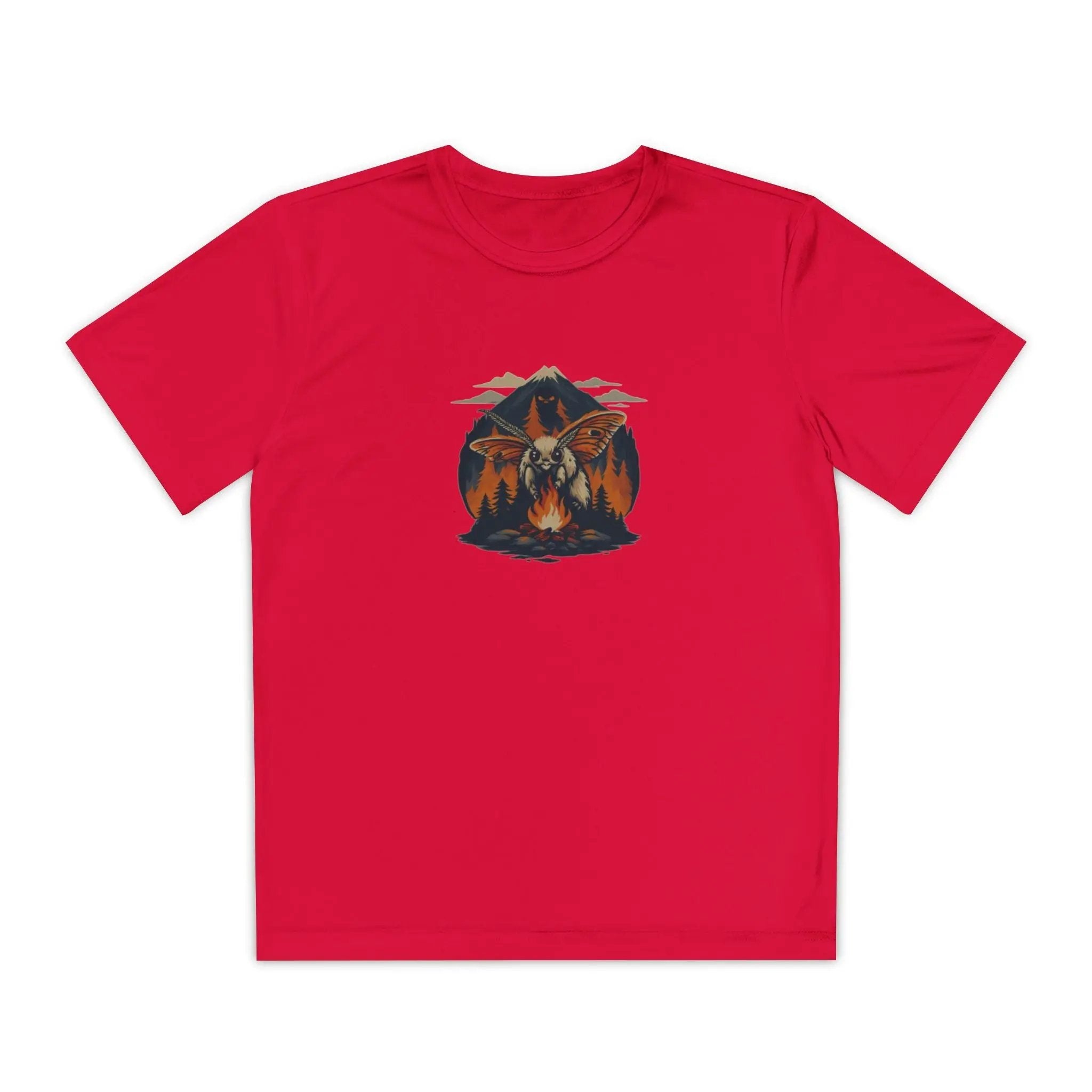 Youth Adventure Tee – Kids’ Mountain Design Outdoor & Hiking Shirt, Perfect Gift for Young Nature Lovers Printify