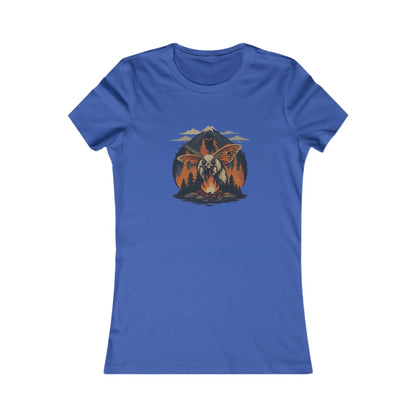 Mountain Adventure Women's Tee – Outdoor Graphic T-Shirt, Hiking Apparel, Nature Lover Gift for Her Printify