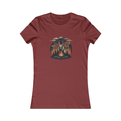 Mountain Adventure Women's Tee – Outdoor Graphic T-Shirt, Hiking Apparel, Nature Lover Gift for Her Printify