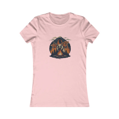 Mountain Adventure Women's Tee – Outdoor Graphic T-Shirt, Hiking Apparel, Nature Lover Gift for Her Printify