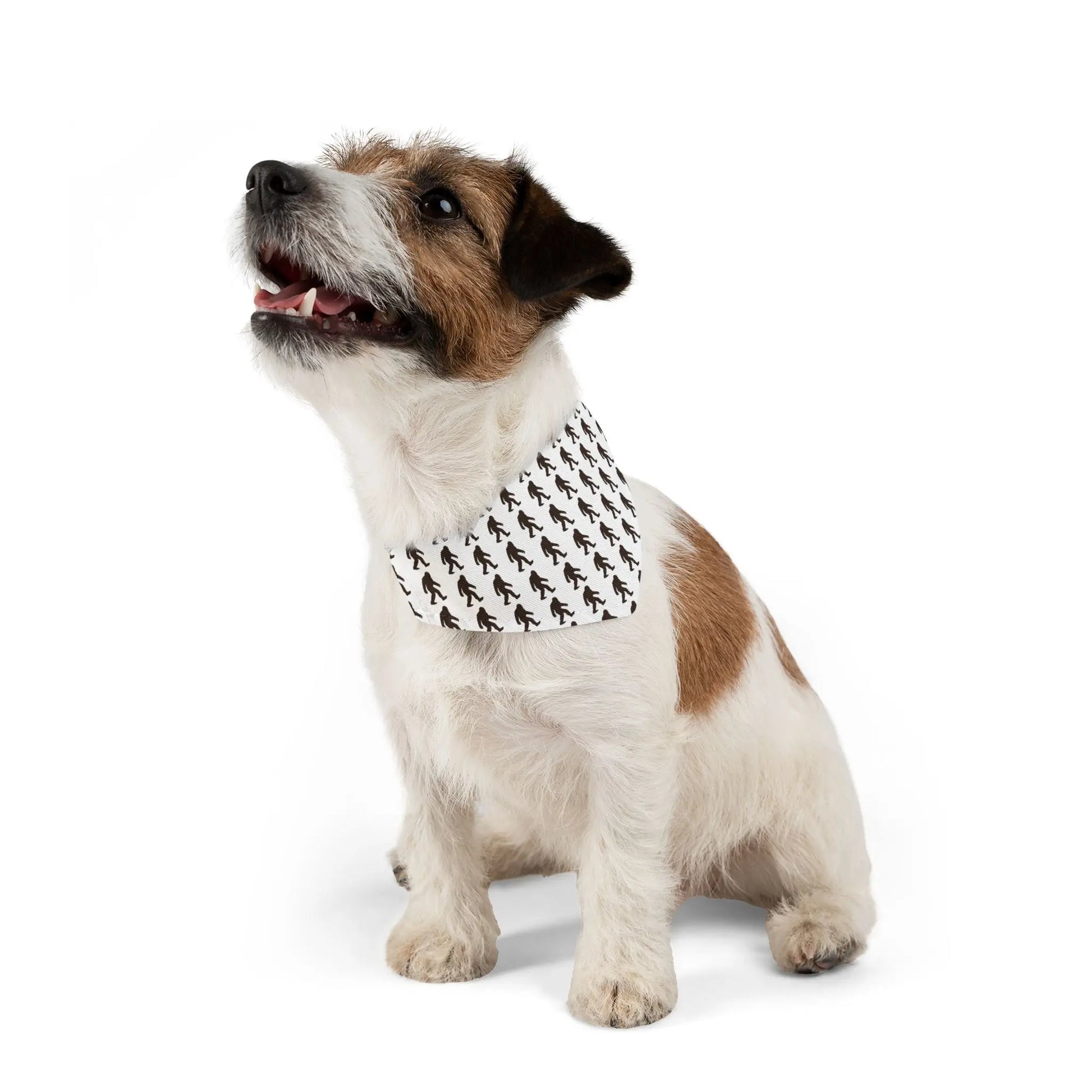 Sasquatch Pattern Pet Bandana Collar Printify