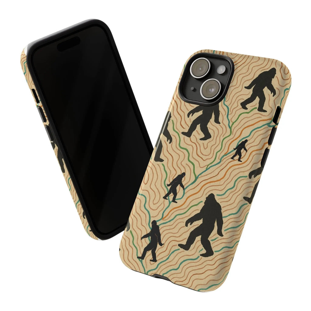 Bigfoot Phone Case – Durable Adventure Phone Case, Unique Nature Lover Gift, Outdoor Accessories Printify