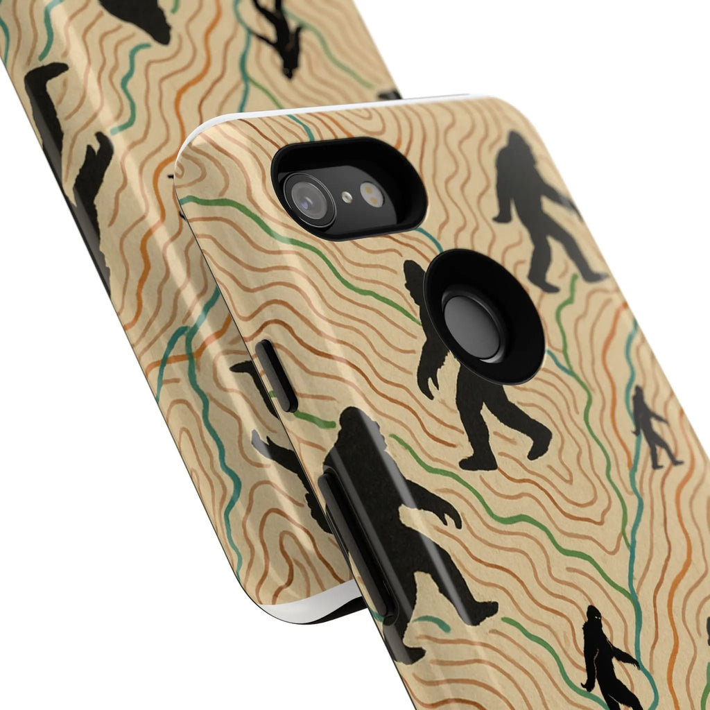 Bigfoot Phone Case – Durable Adventure Phone Case, Unique Nature Lover Gift, Outdoor Accessories Printify