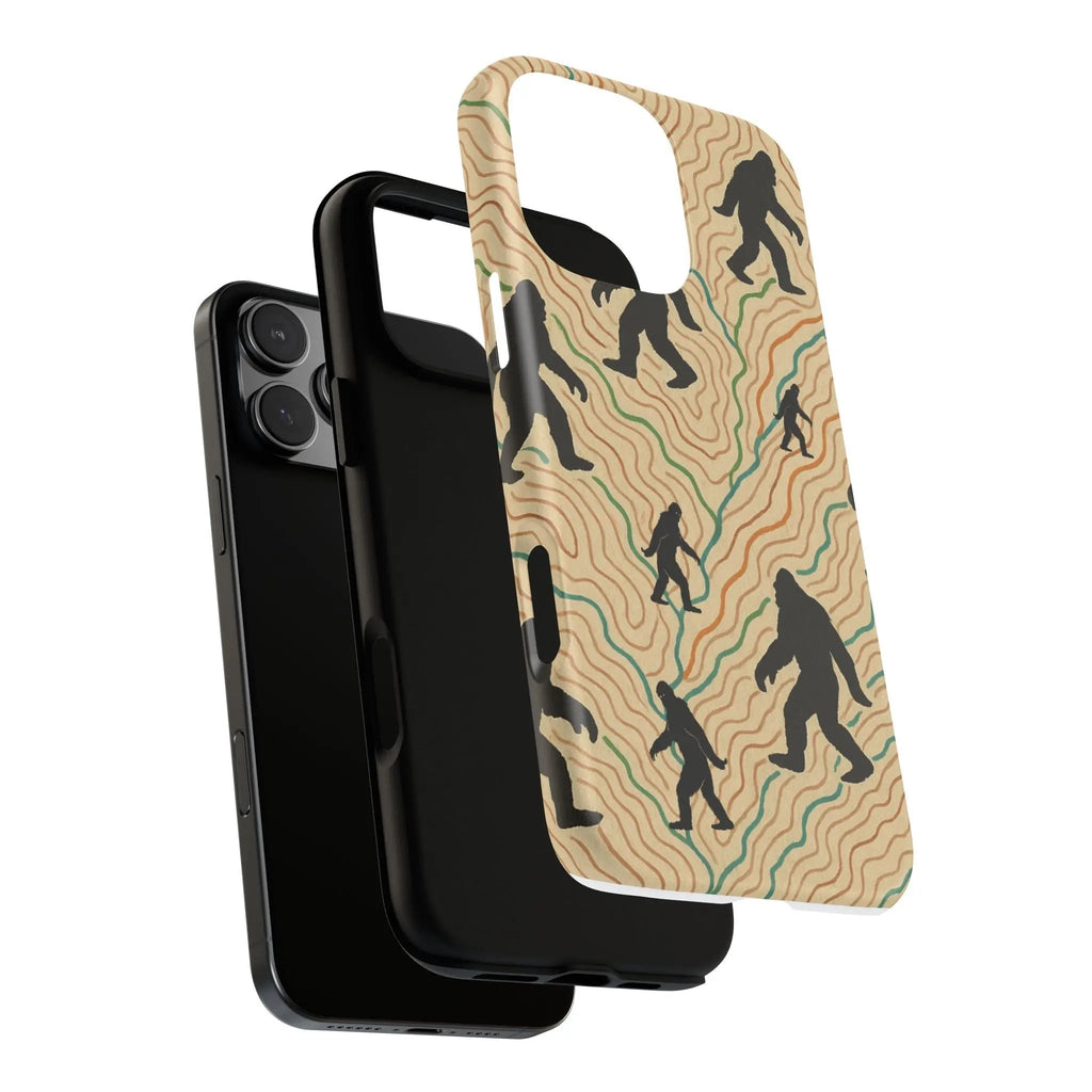 Bigfoot Phone Case – Durable Adventure Phone Case, Unique Nature Lover Gift, Outdoor Accessories Printify