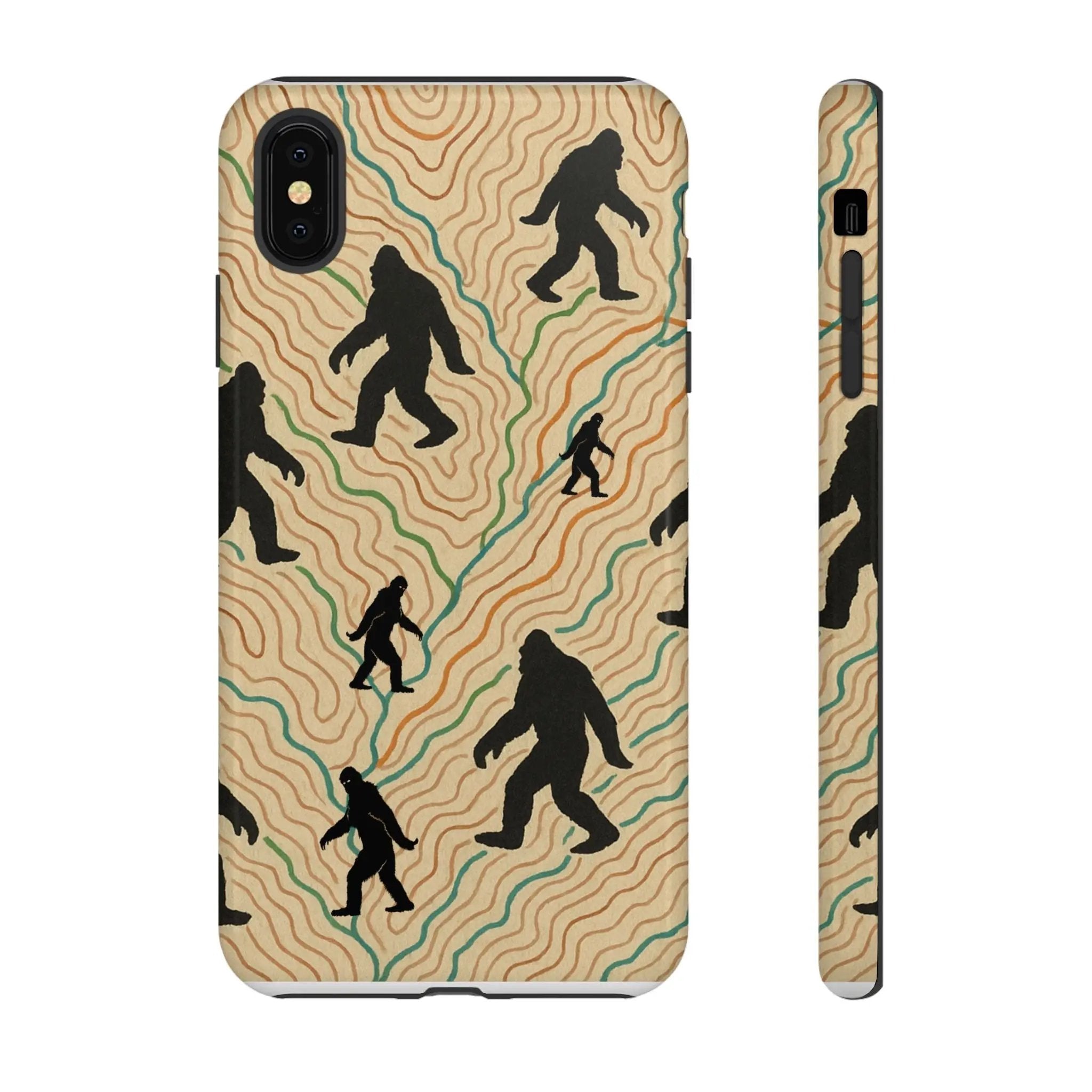 Bigfoot Phone Case – Durable Adventure Phone Case, Unique Nature Lover Gift, Outdoor Accessories Printify