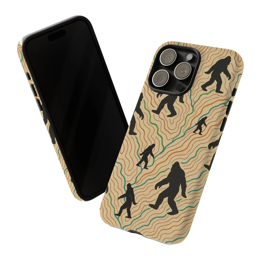 Bigfoot Phone Case – Durable Adventure Phone Case, Unique Nature Lover Gift, Outdoor Accessories Printify