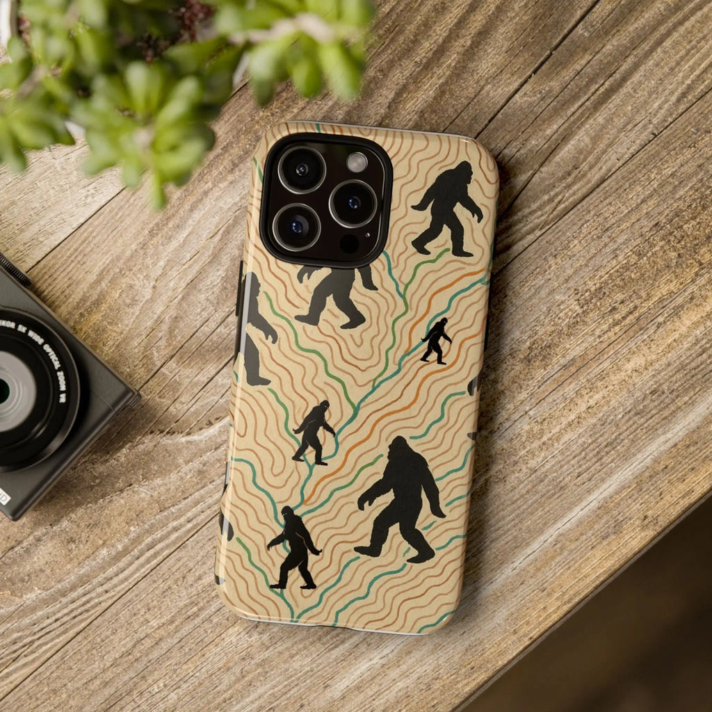 Bigfoot Phone Case – Durable Adventure Phone Case, Unique Nature Lover Gift, Outdoor Accessories Printify