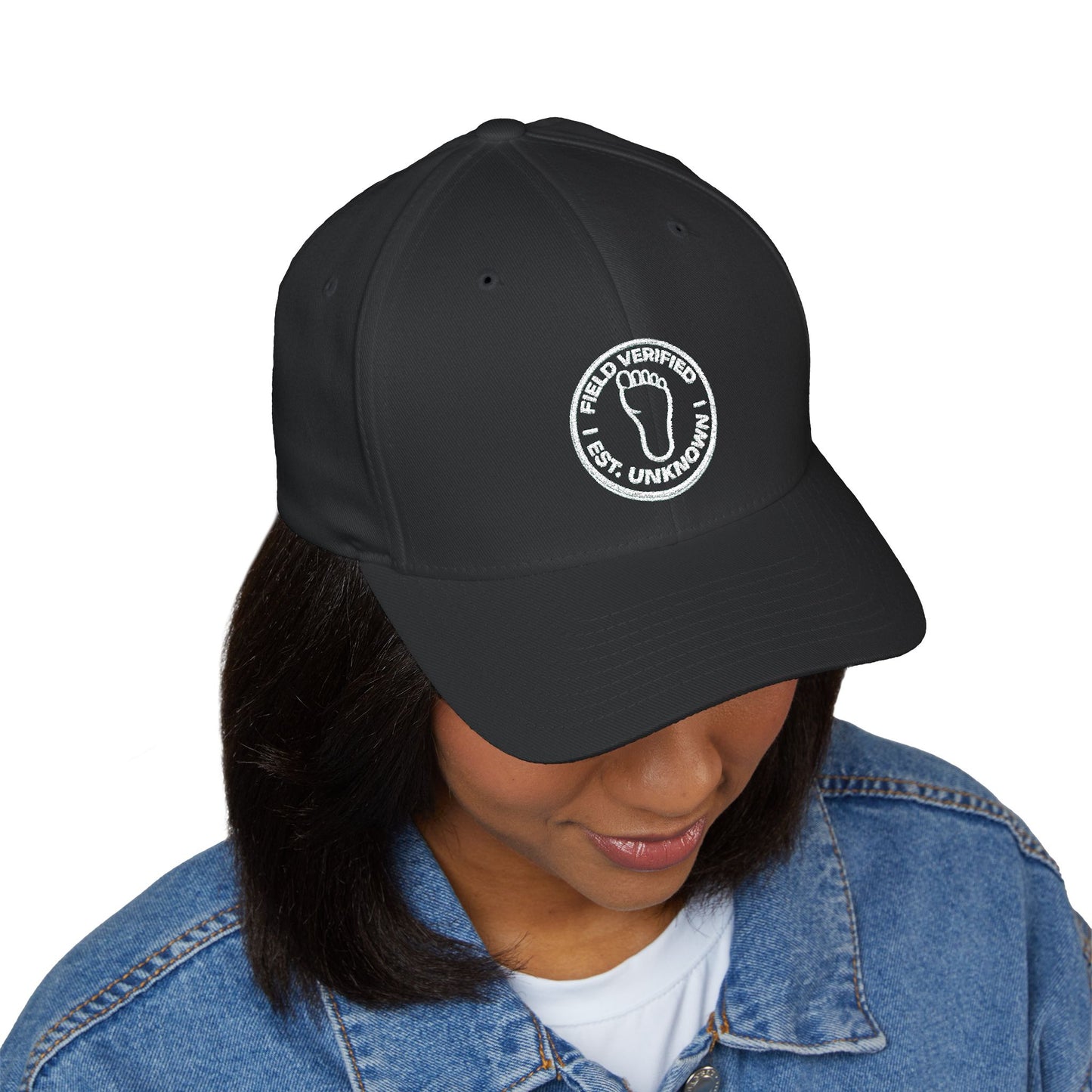 "Field Verified Est. Unknown" Closed-Back Hat