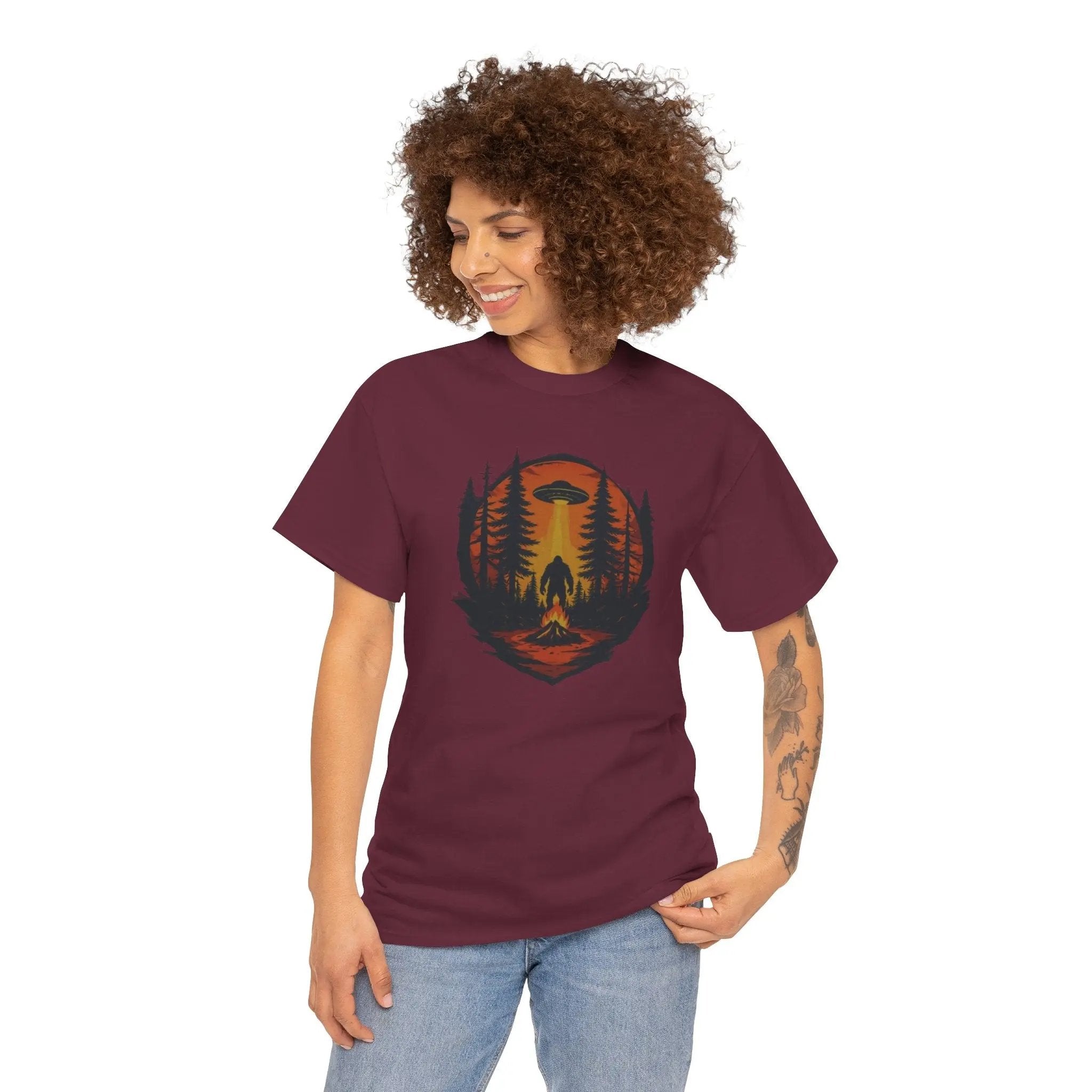 Nature-Inspired Adventure Tee – Unisex Cotton Camping & Outdoor Shirt, Perfect Gift for Nature Lovers Printify