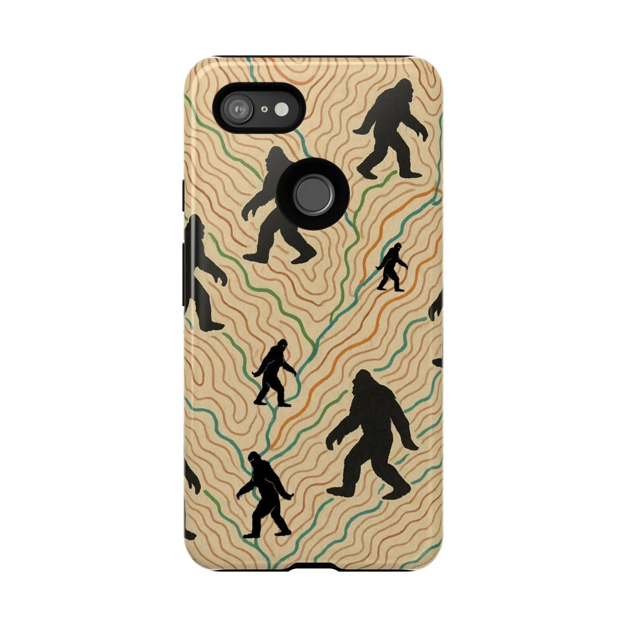 Bigfoot Phone Case – Durable Adventure Phone Case, Unique Nature Lover Gift, Outdoor Accessories Printify