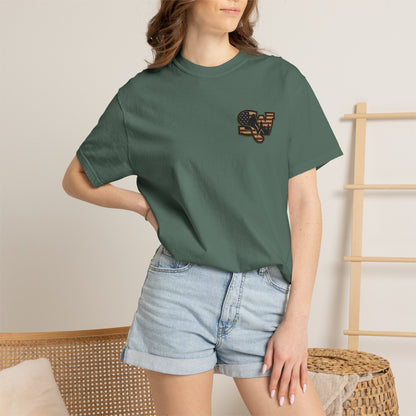 Patriotic Bigfoot Flag T-Shirt — American Sasquatch Graphic Tee