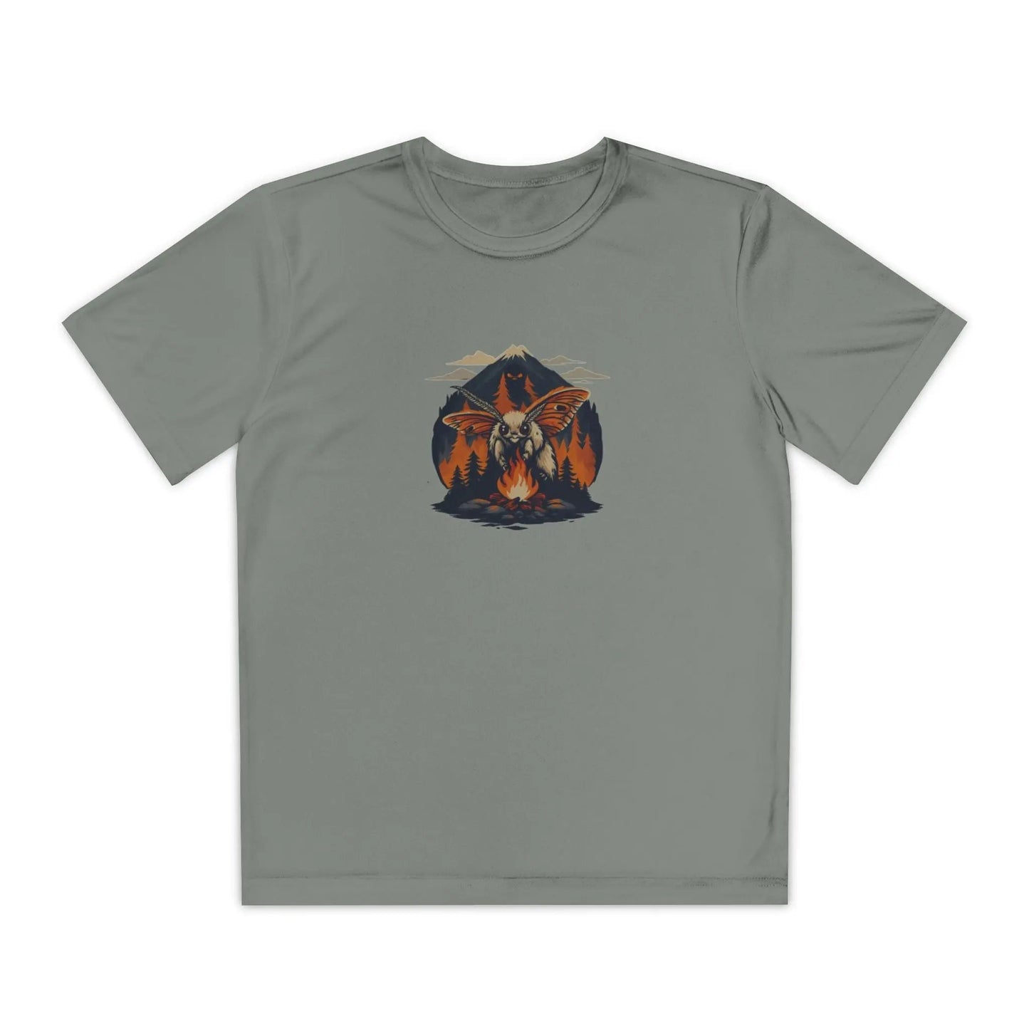 Youth Adventure Tee – Kids’ Mountain Design Outdoor & Hiking Shirt, Perfect Gift for Young Nature Lovers Printify