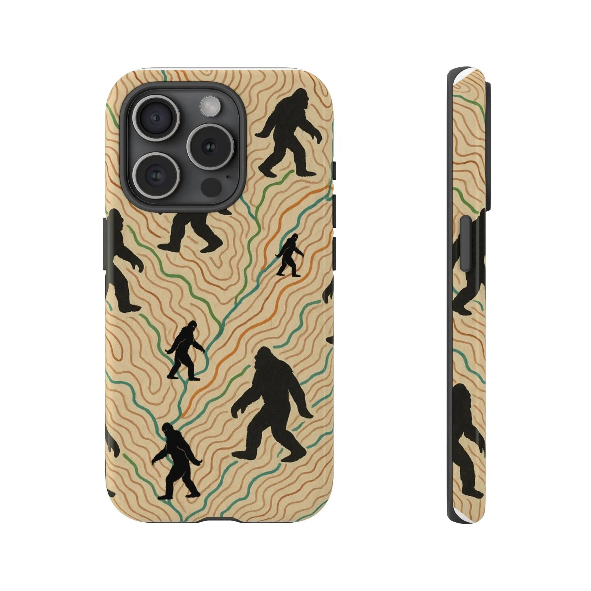 Bigfoot Phone Case – Durable Adventure Phone Case, Unique Nature Lover Gift, Outdoor Accessories Printify