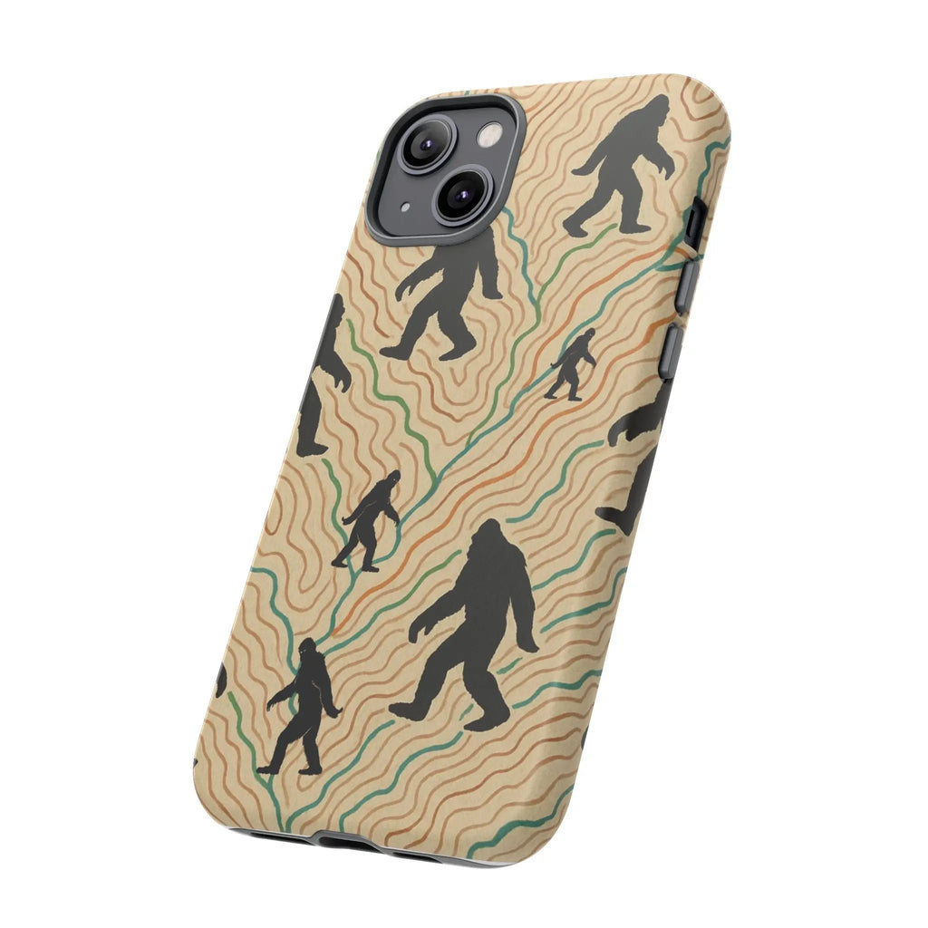 Bigfoot Phone Case – Durable Adventure Phone Case, Unique Nature Lover Gift, Outdoor Accessories Printify