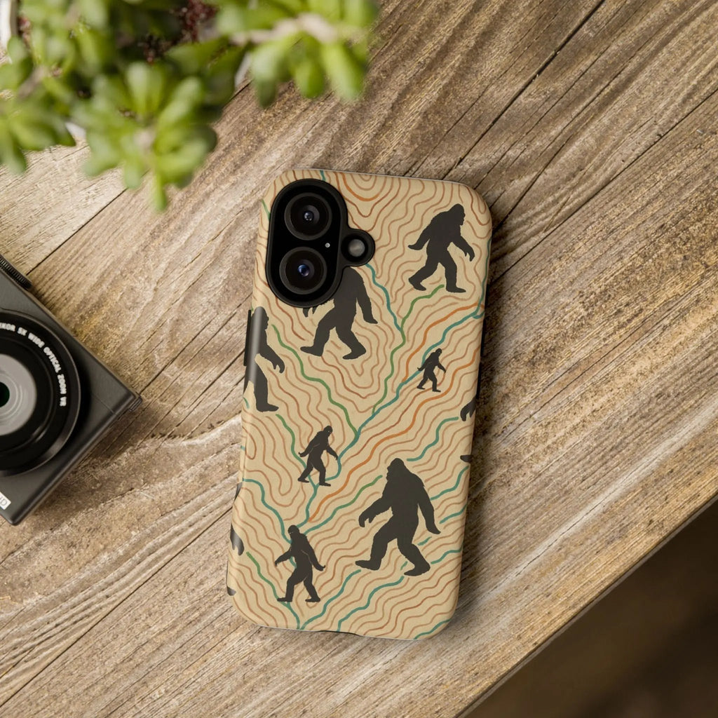 Bigfoot Phone Case – Durable Adventure Phone Case, Unique Nature Lover Gift, Outdoor Accessories Printify