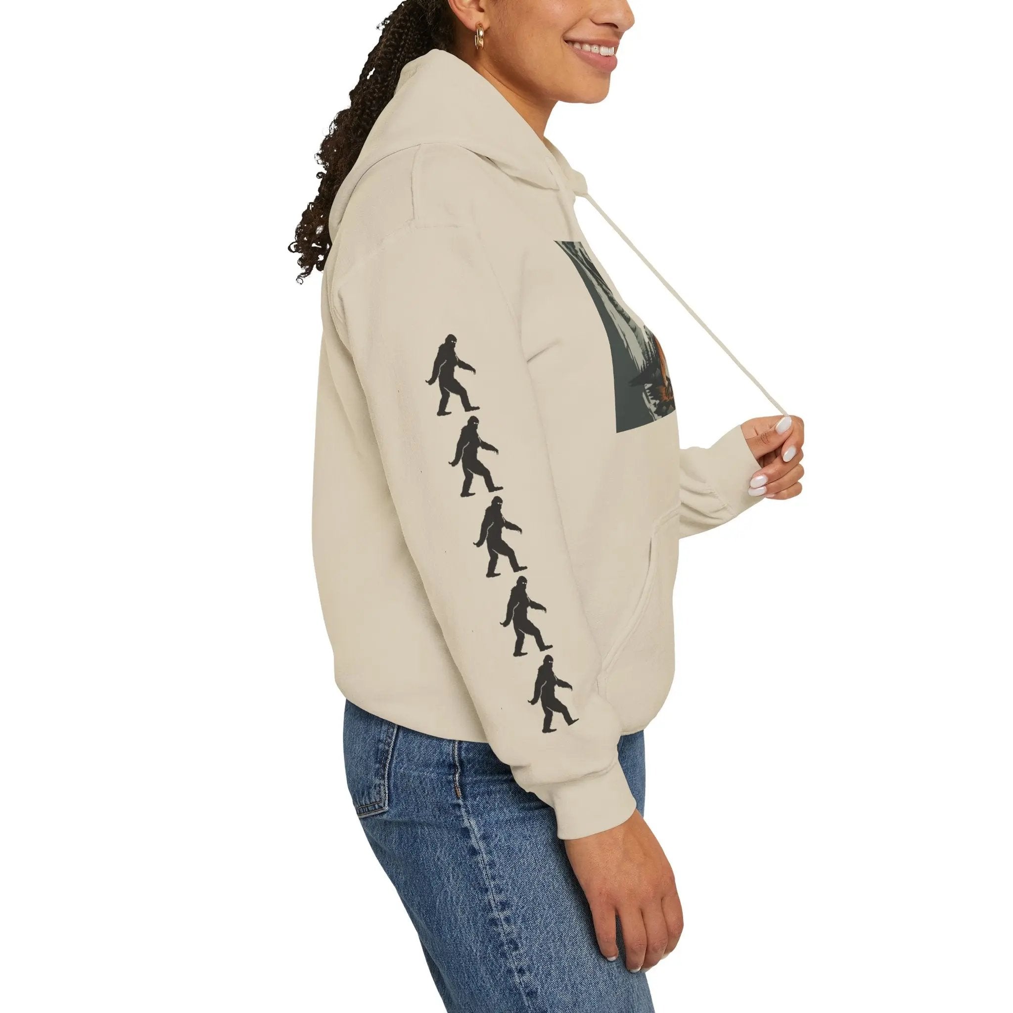 Nature-Inspired Adventure Hoodie – Unisex Heavy Blend™ Sweatshirt, Hiking & Camping Gift, Travel and Outdoor Apparel Printify