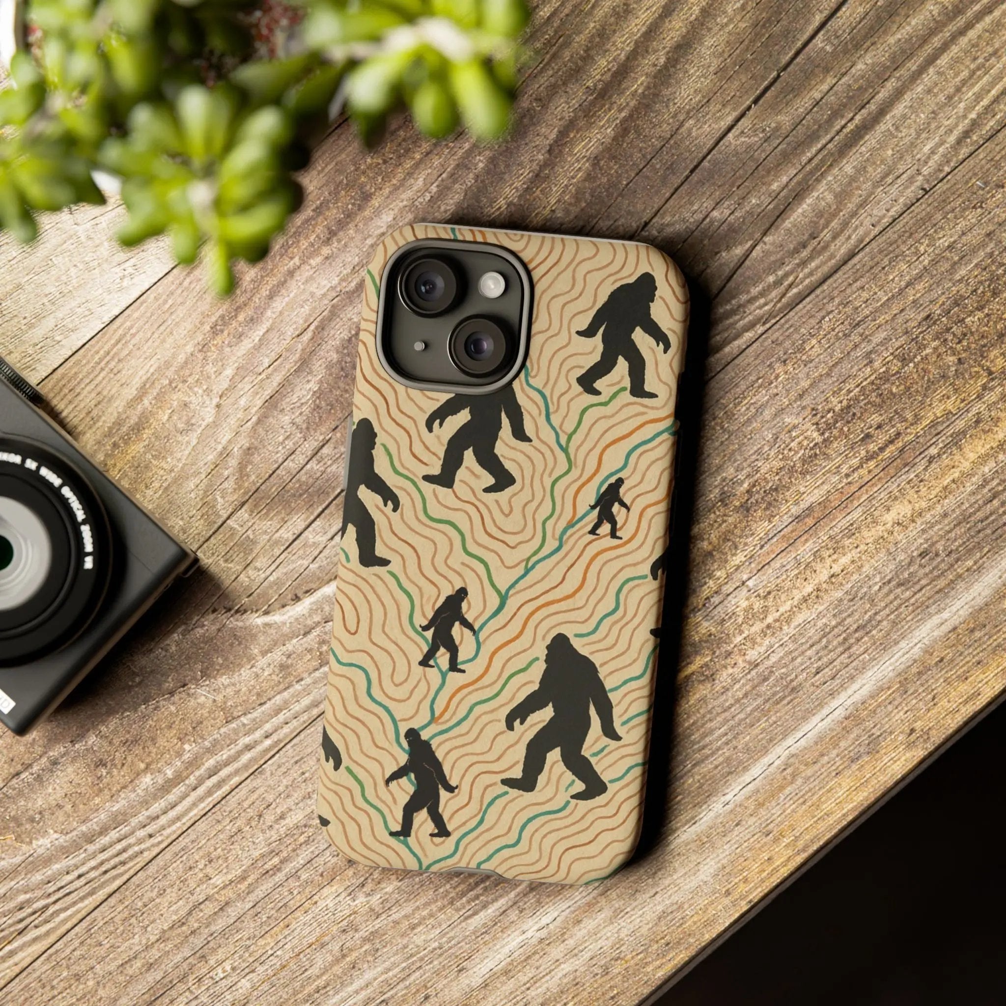 Bigfoot Phone Case – Durable Adventure Phone Case, Unique Nature Lover Gift, Outdoor Accessories Printify