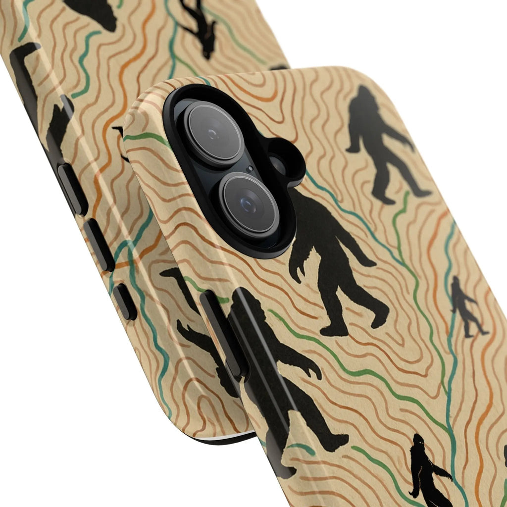 Bigfoot Phone Case – Durable Adventure Phone Case, Unique Nature Lover Gift, Outdoor Accessories Printify